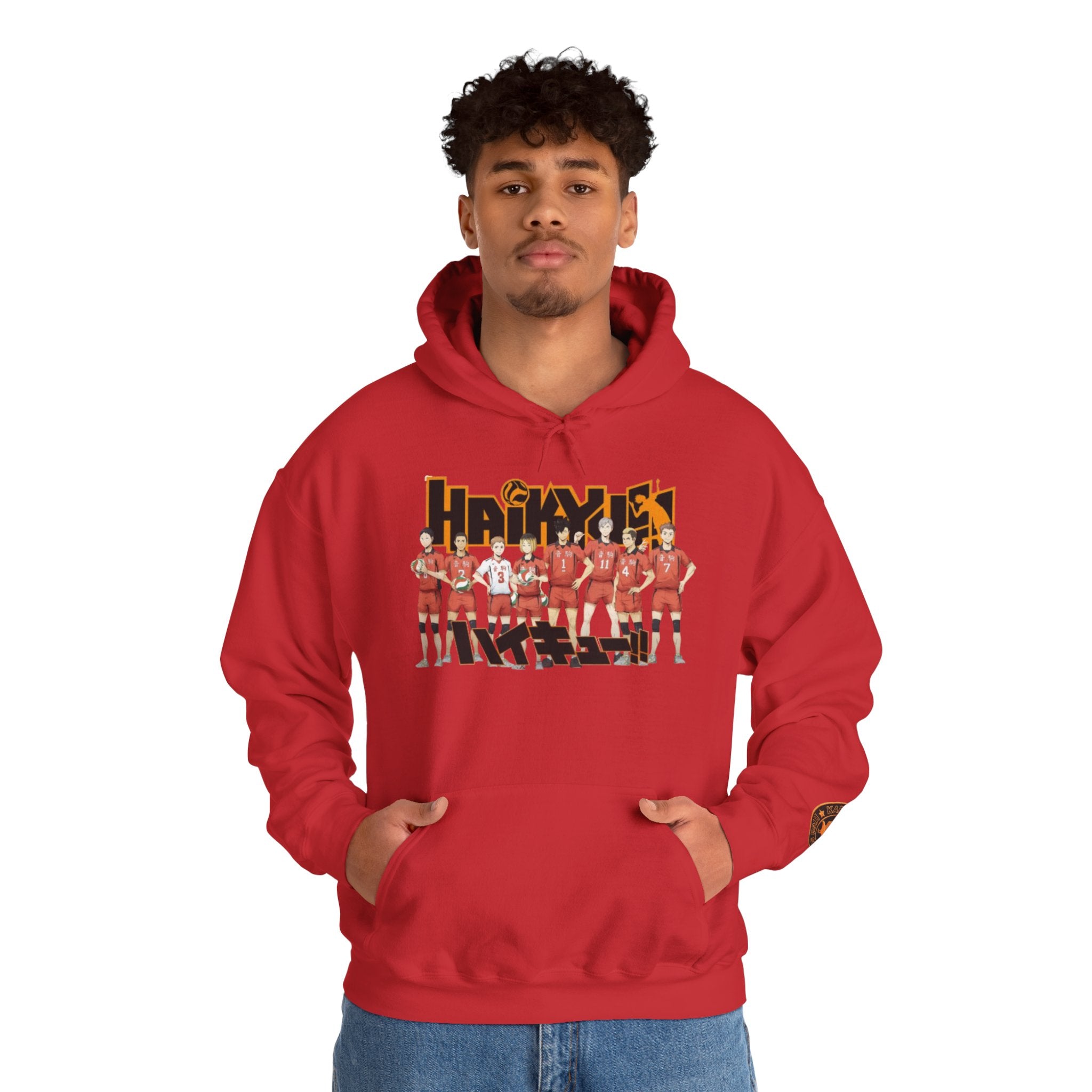 Haikyull Team Lineup Hoodie — Anime Volleyball Crew Sweatshirt