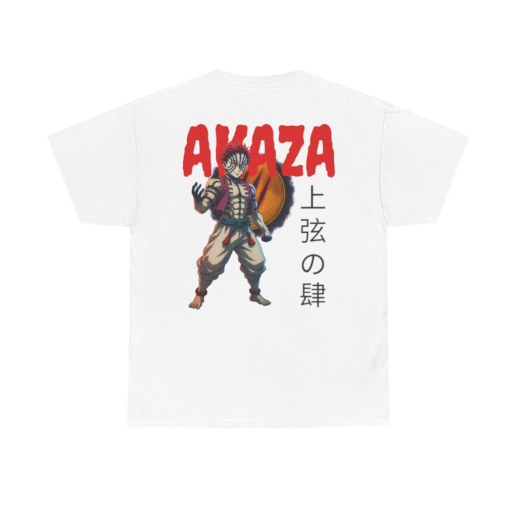 Akaza Demon Slayer Tee — Anime Graphic T‑Shirt with Kanji