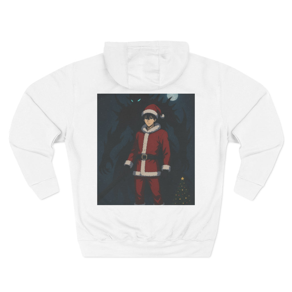 Hoodie — 'Solo Leveling' Anime Christmas Santa Back Print