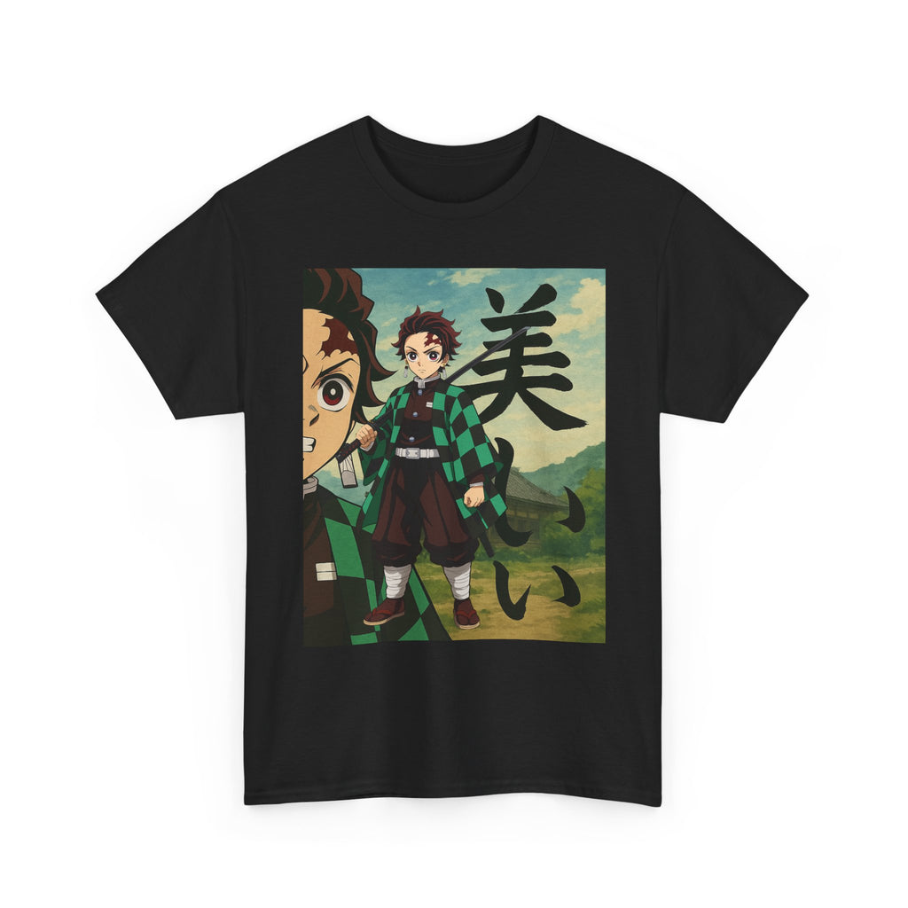Demon Slayer Tanjiro Anime T-Shirt — Water Breathing Graphic Tee