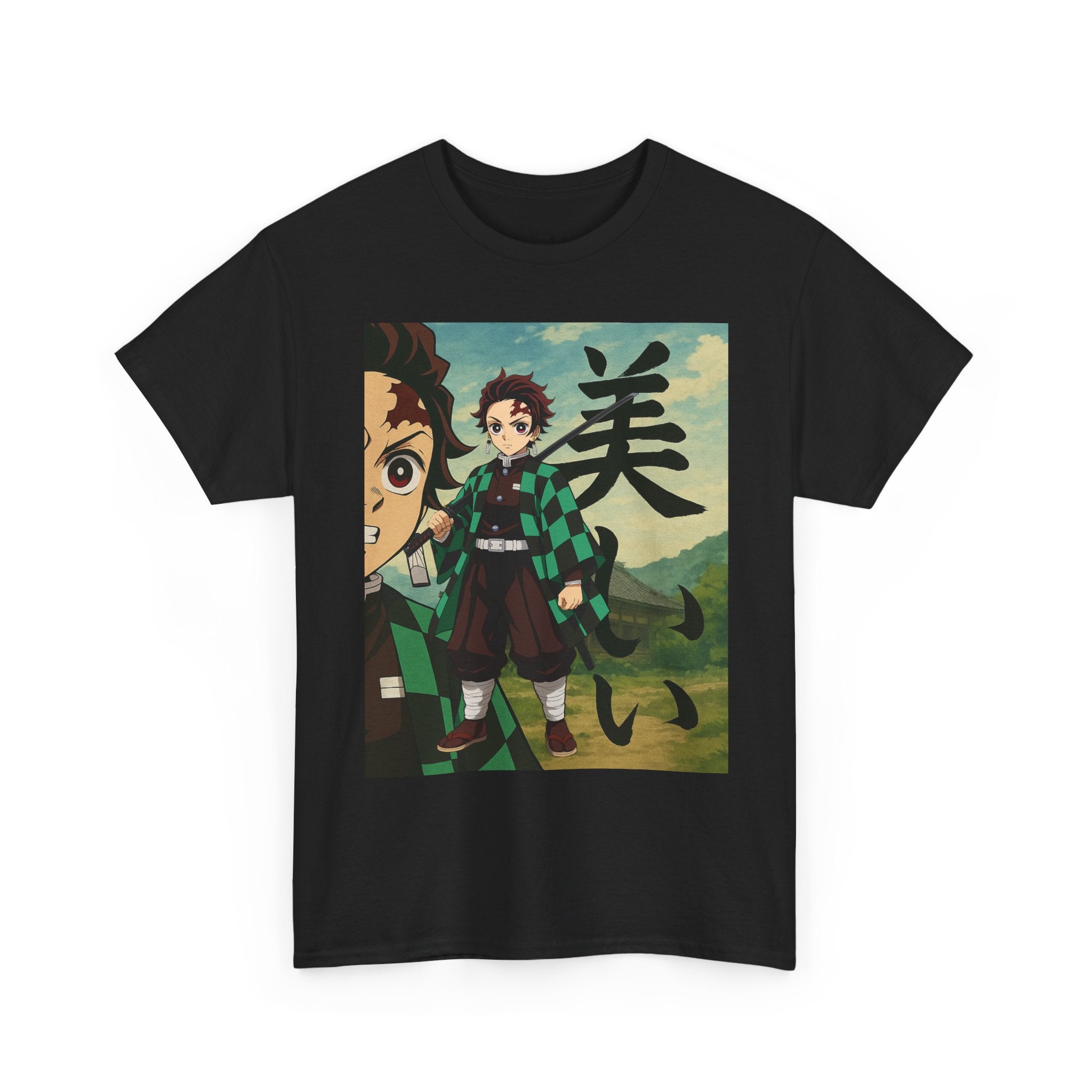 Demon Slayer Tanjiro Anime T-Shirt — Water Breathing Graphic Tee