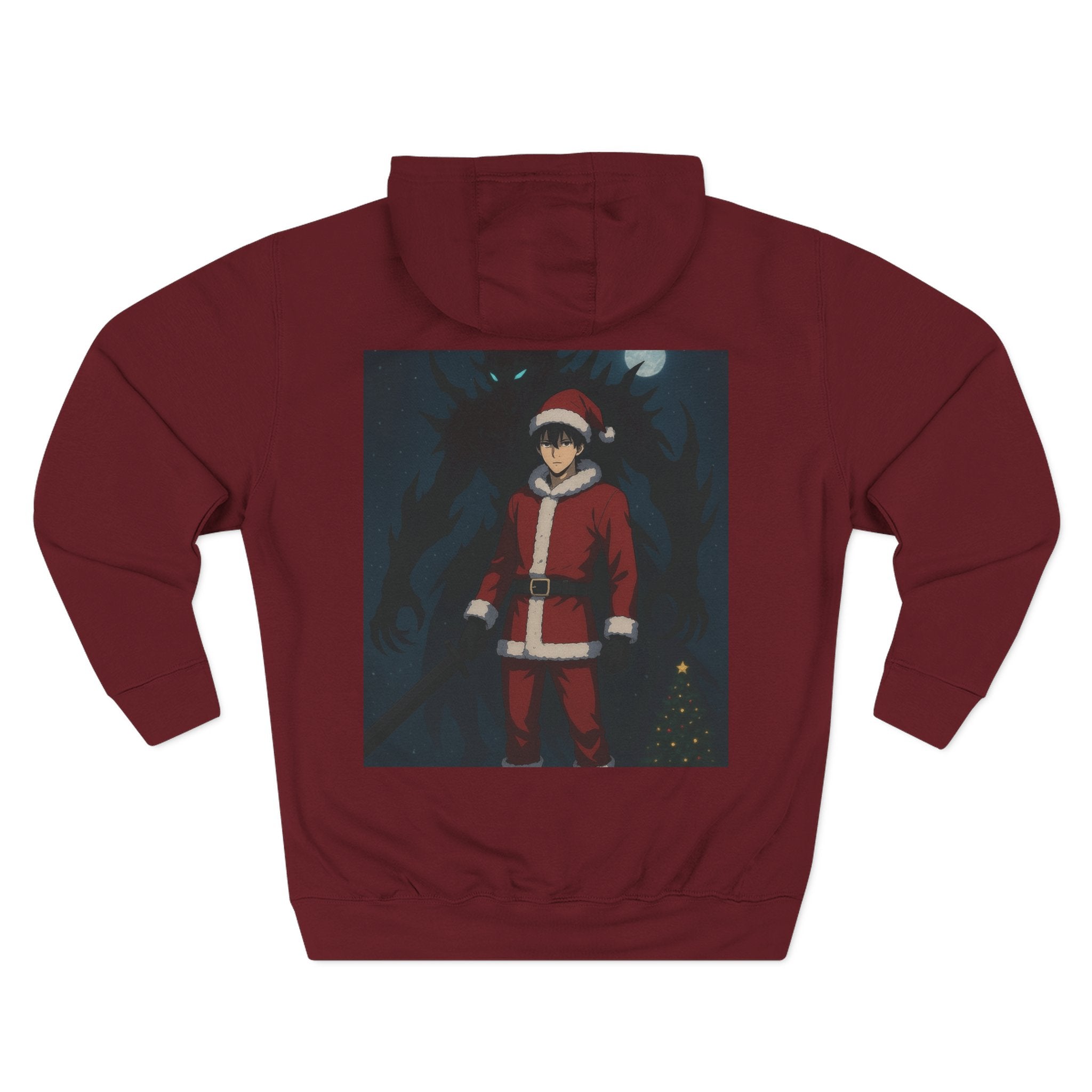 Hoodie — 'Solo Leveling' Anime Christmas Santa Back Print