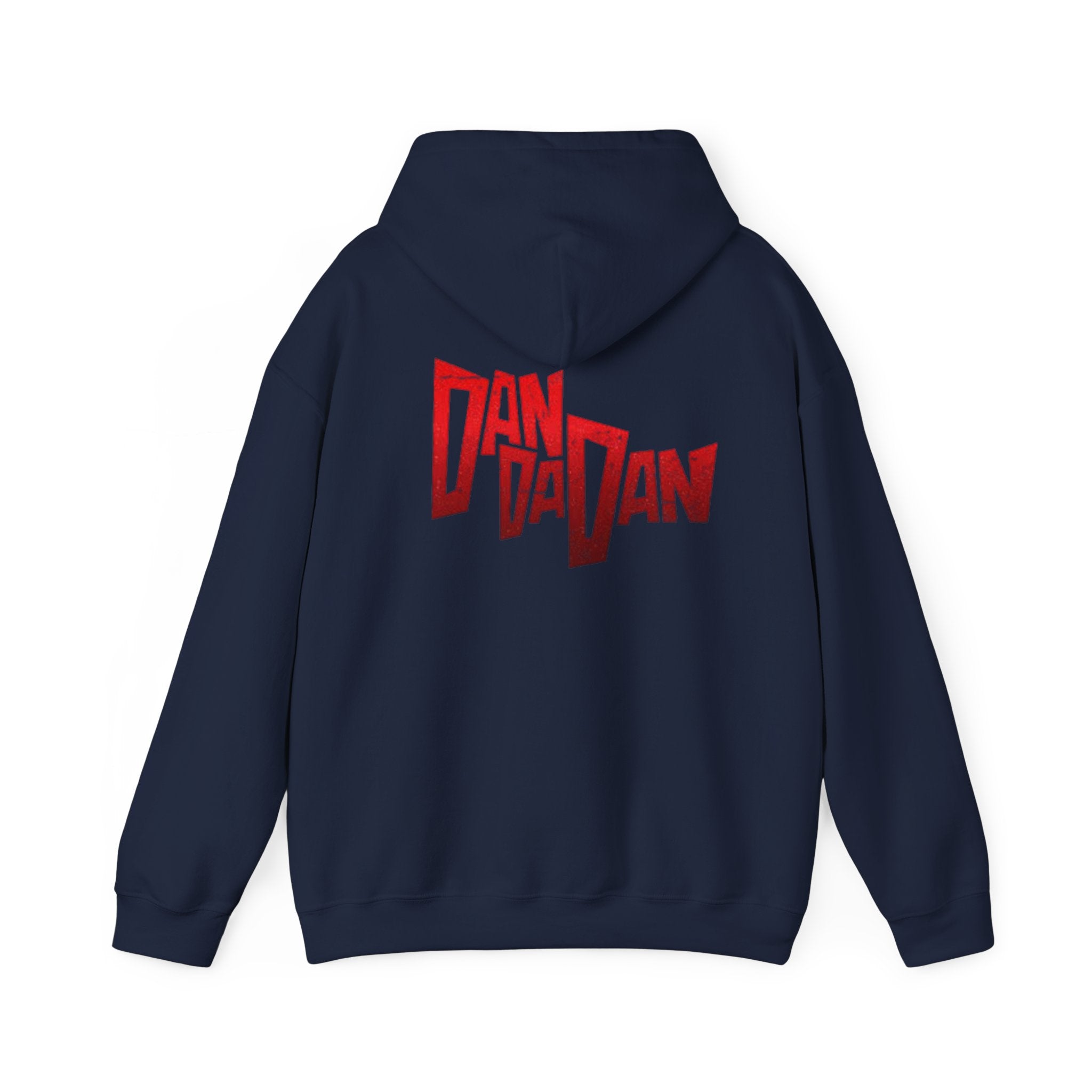 Hoodie — Red "Dandadan" Graphic Streetwear Pullover