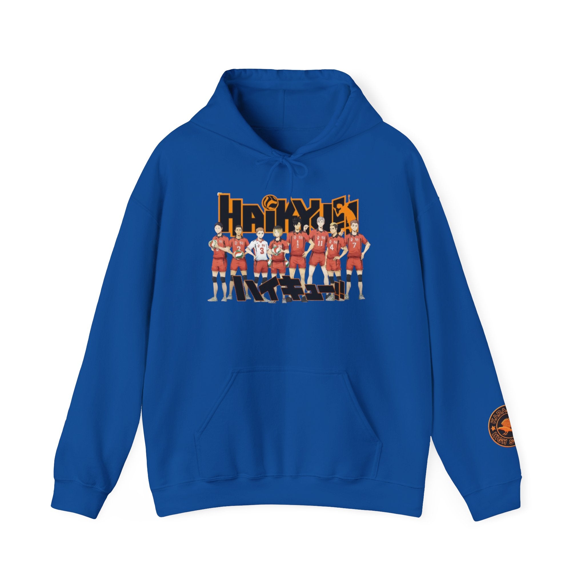 Haikyull Team Lineup Hoodie — Anime Volleyball Crew Sweatshirt