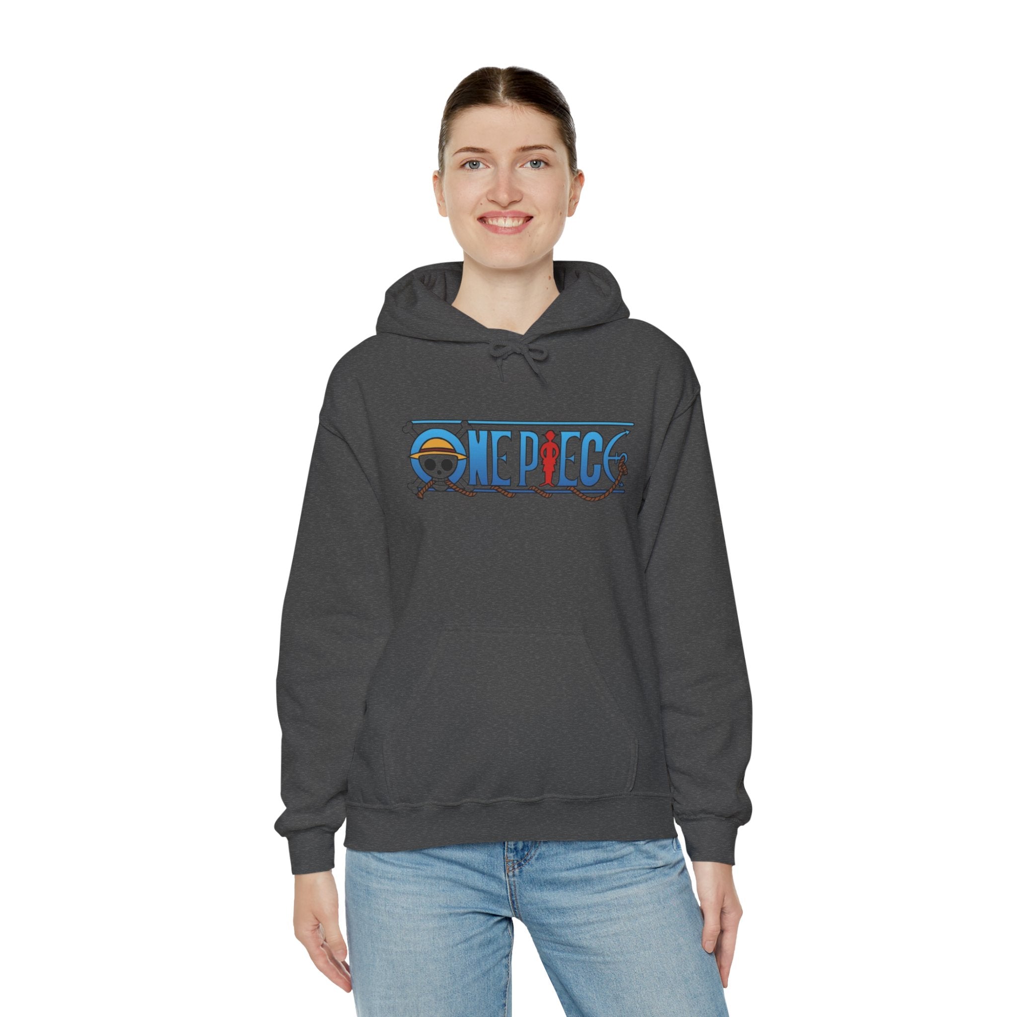 One Piece Hoodie — Luffy Crew Christmas Graphic Pullover