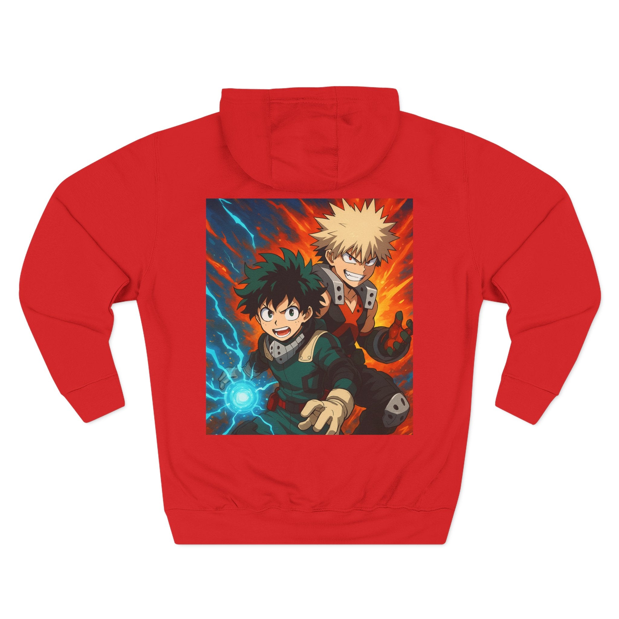 My Hero Academia Hoodie — Deku & Bakugo Graphic Pullover