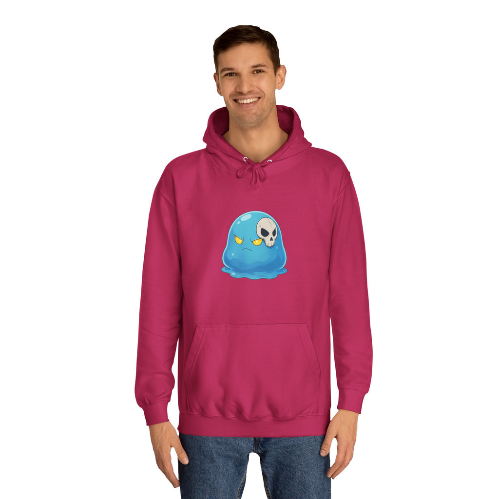 Cute Blue Slime Hoodie — 'Tempest' Gamer College Pullover