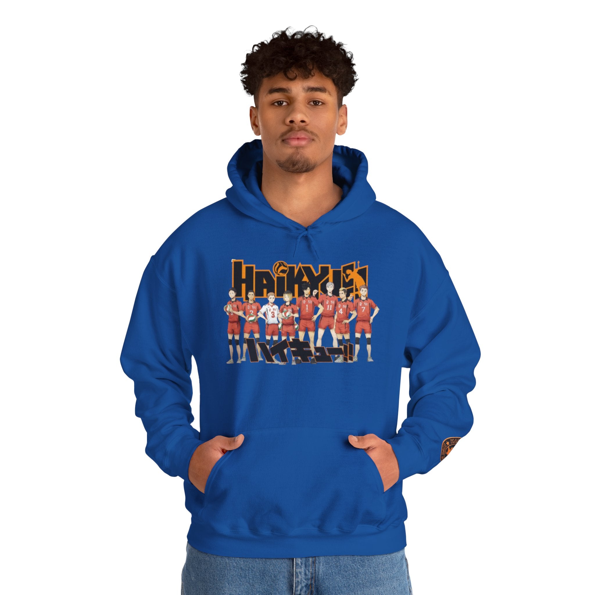 Haikyull Team Lineup Hoodie — Anime Volleyball Crew Sweatshirt