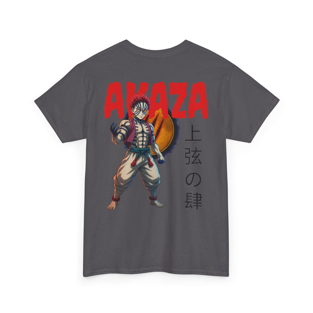 Akaza Demon Slayer Tee — Anime Graphic T‑Shirt with Kanji