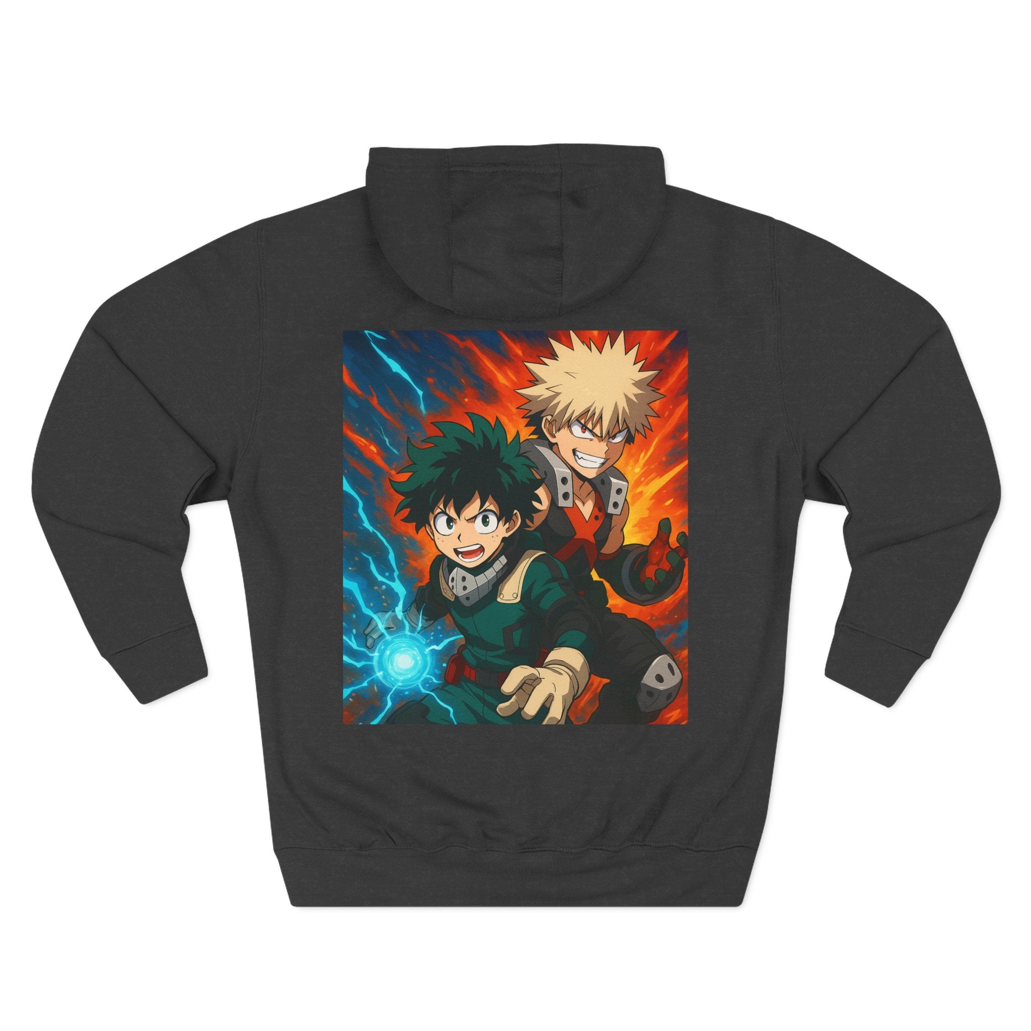 My Hero Academia Hoodie — Deku & Bakugo Graphic Pullover