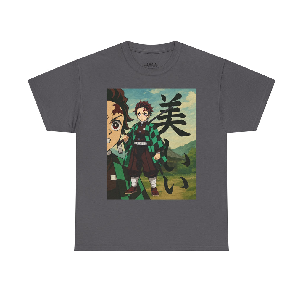 Demon Slayer Tanjiro Anime T-Shirt — Water Breathing Graphic Tee