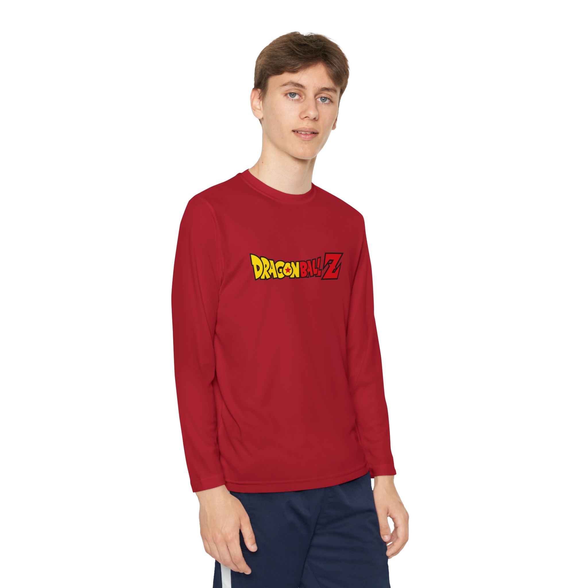 Dragon Ball Z Youth Long Sleeve Tee — Kids Anime Logo Shirt