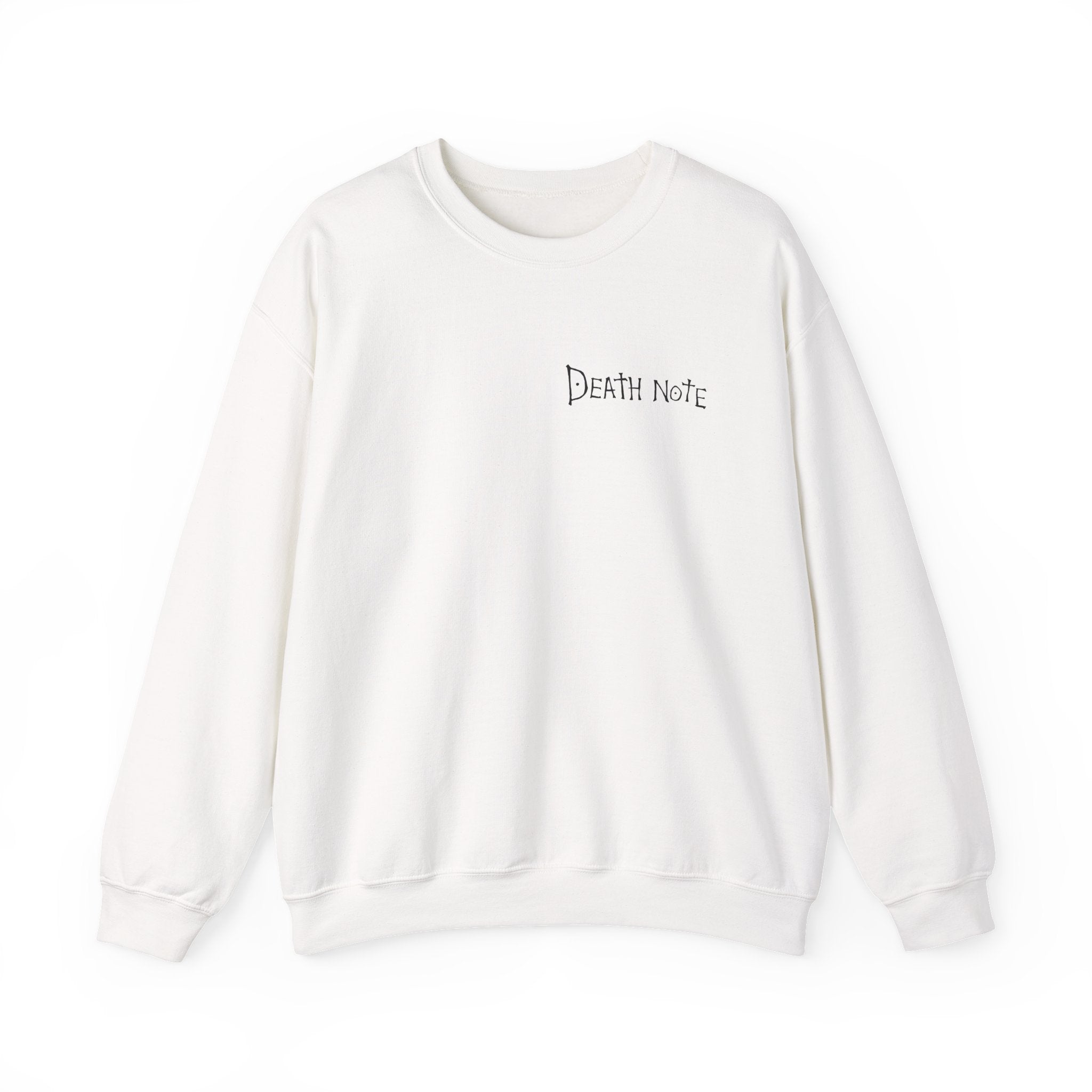 Death Note Christmas Crewneck Sweatshirt — L & Ryuk Holiday Graphic