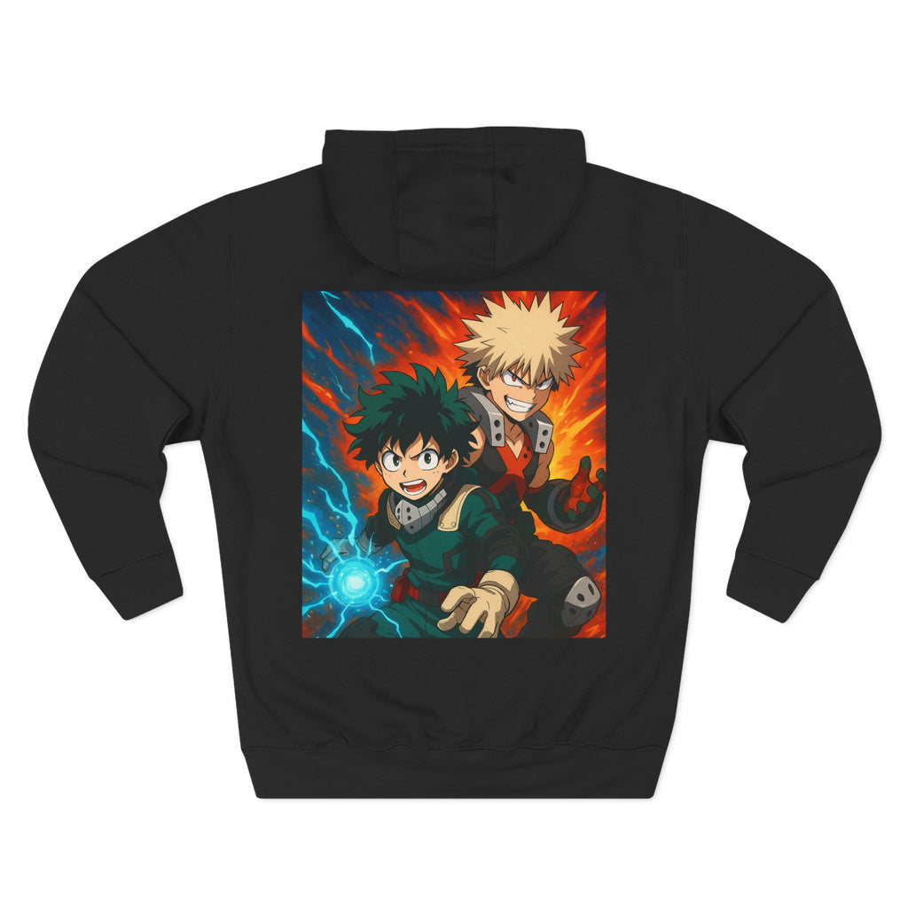 My Hero Academia Hoodie — Deku & Bakugo Graphic Pullover