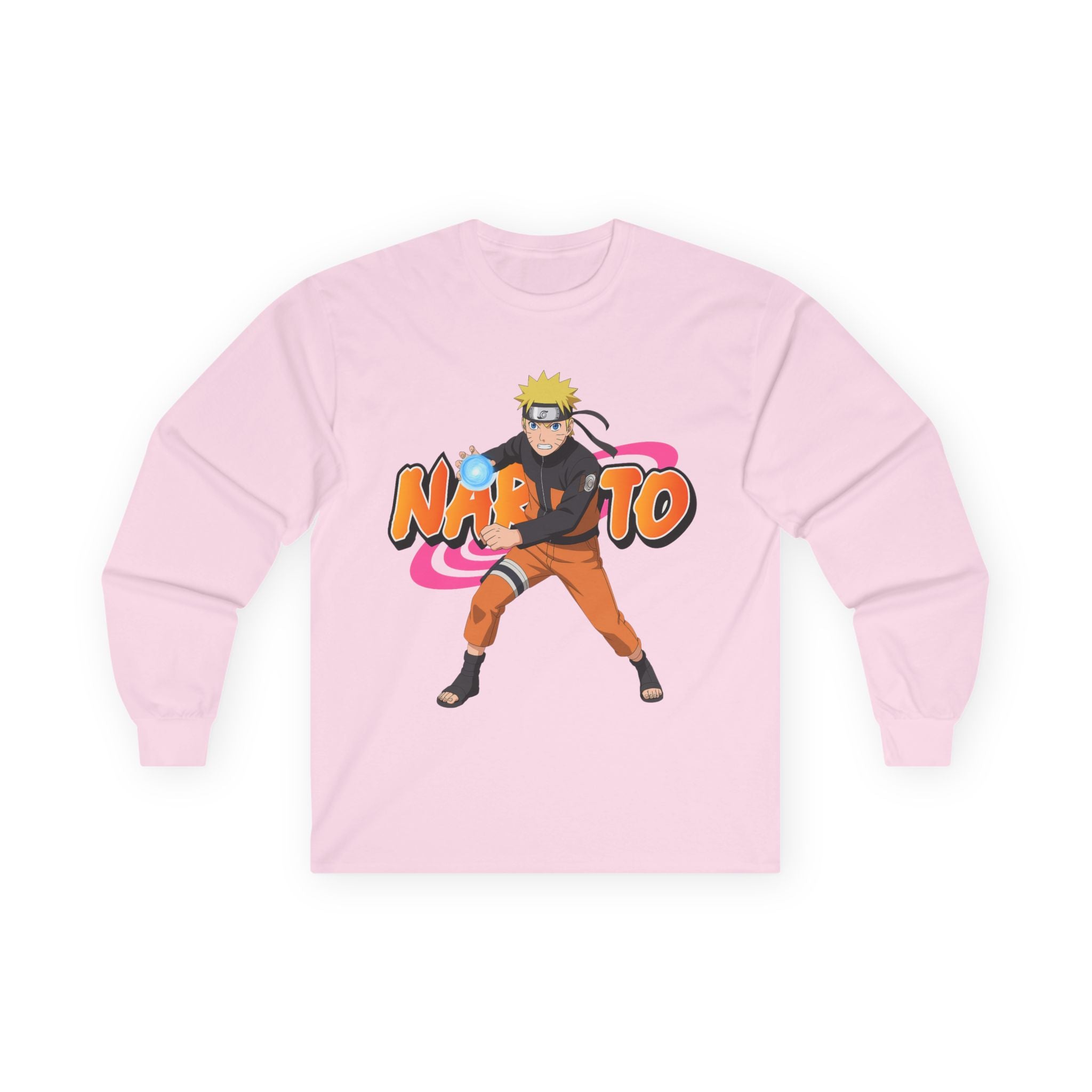 Naruto Rasengan Long Sleeve Tee — Anime Ninja Graphic Shirt