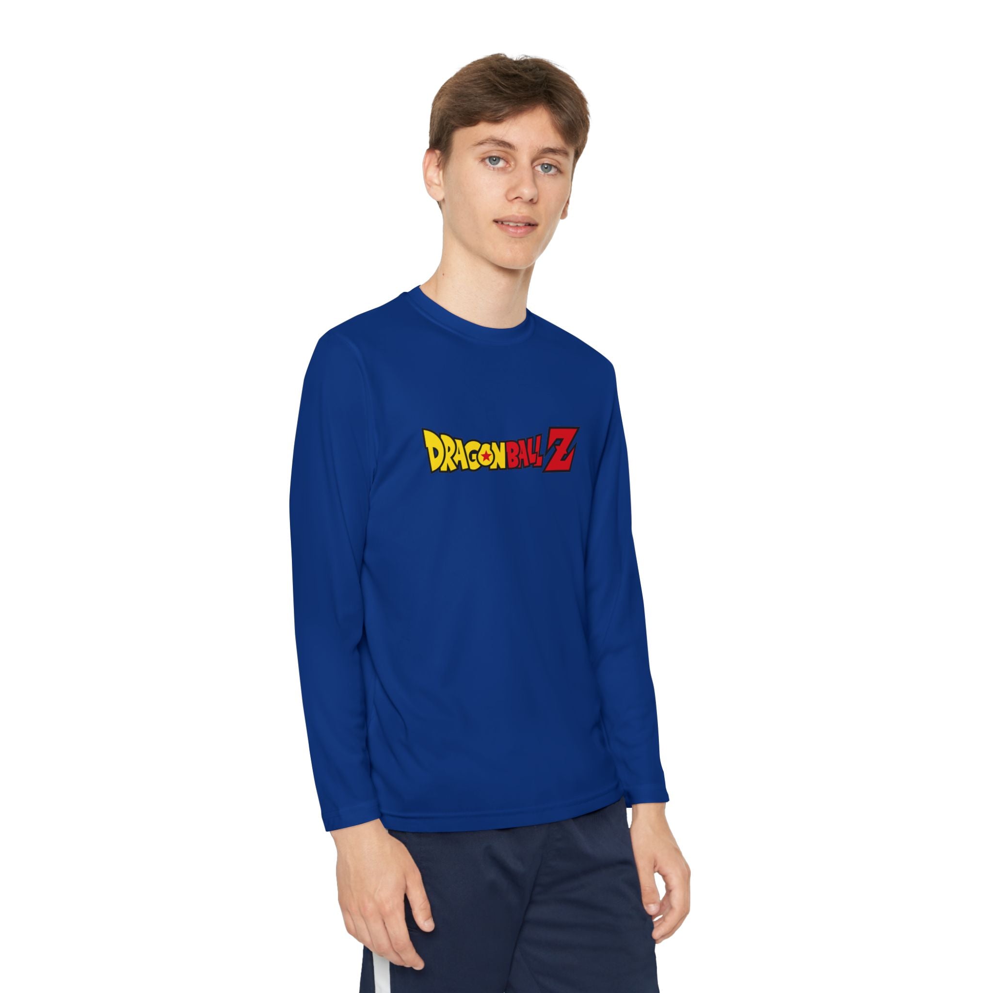 Dragon Ball Z Youth Long Sleeve Tee — Kids Anime Logo Shirt