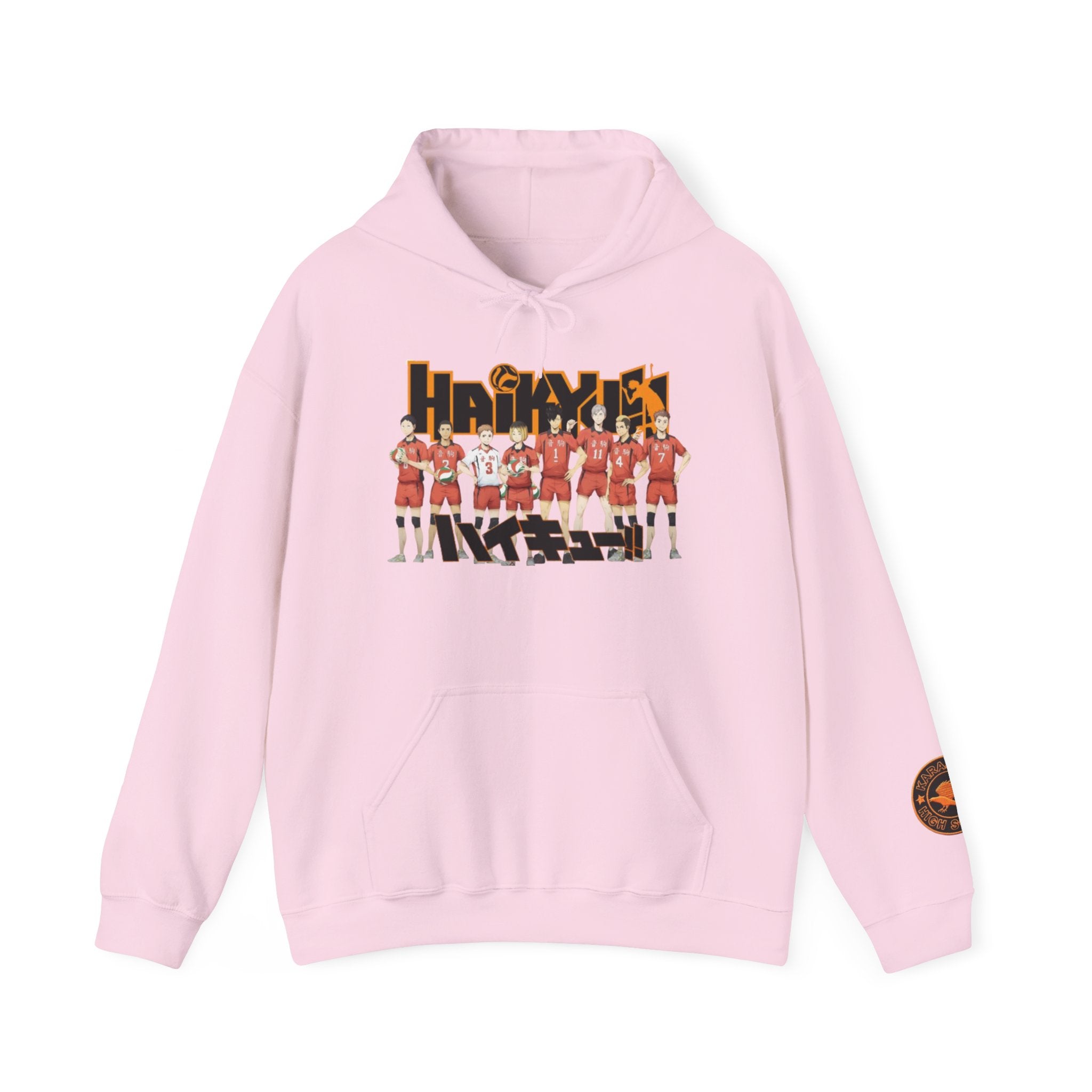 Haikyull Team Lineup Hoodie — Anime Volleyball Crew Sweatshirt