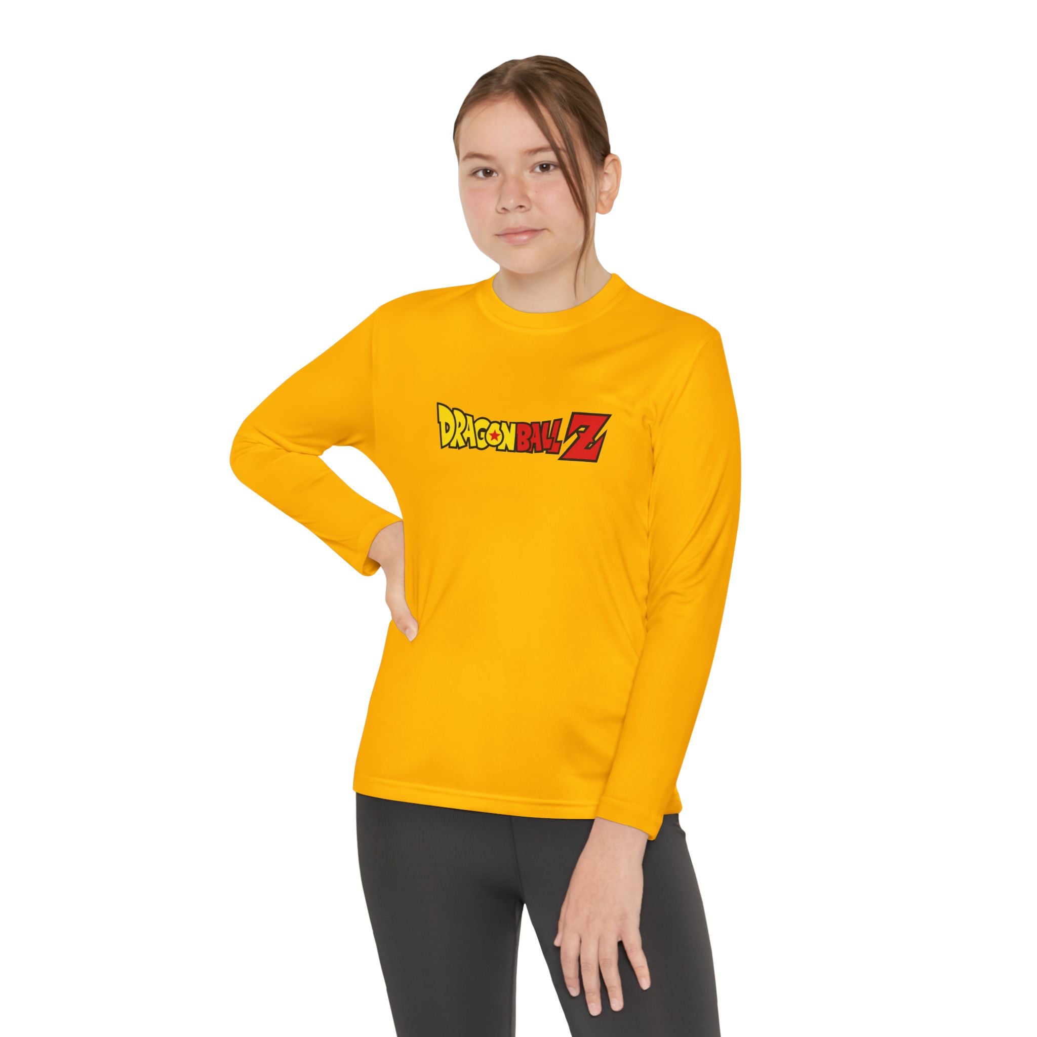 Dragon Ball Z Youth Long Sleeve Tee — Kids Anime Logo Shirt