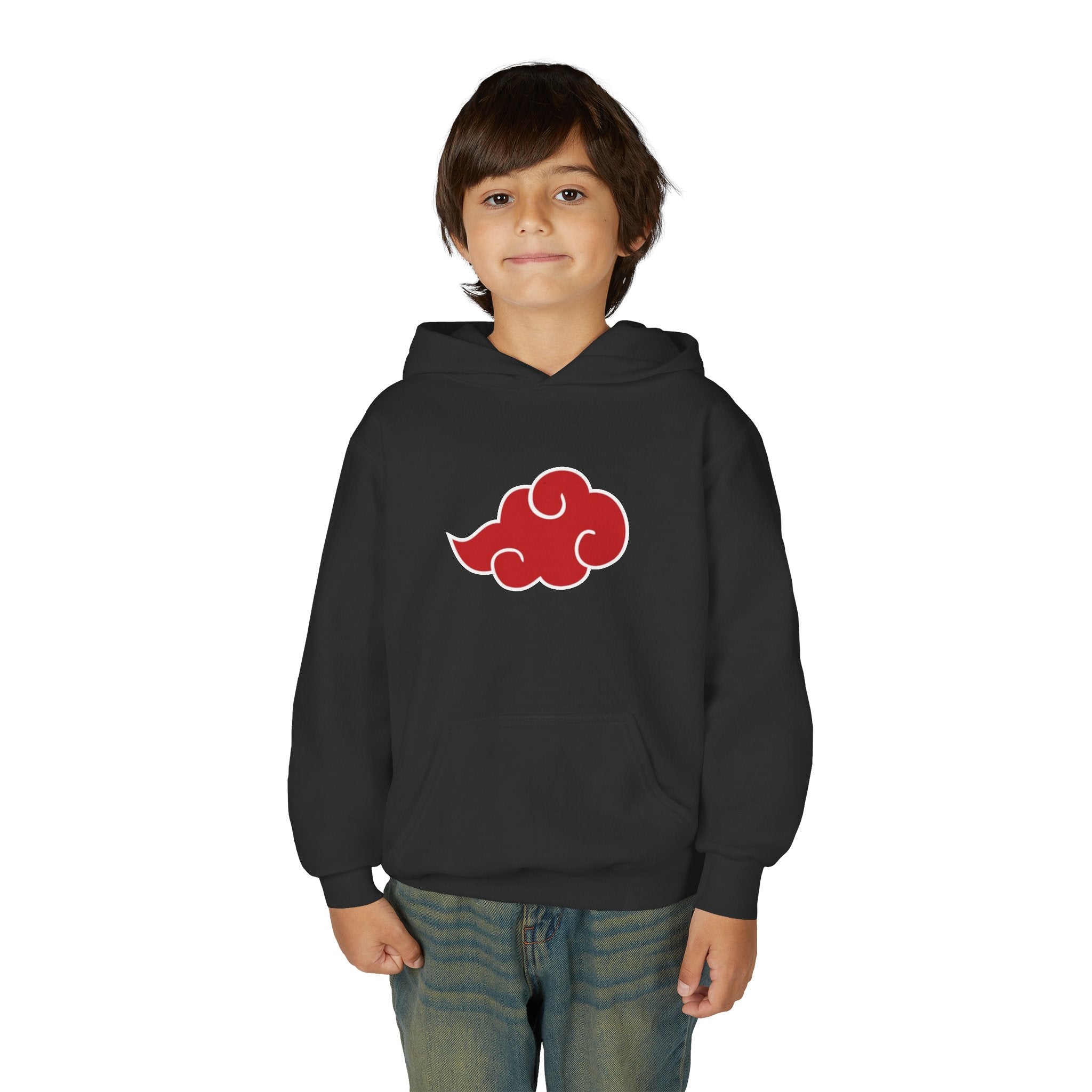 Akatsuki Cloud Hoodie — Anime-Inspired Youth Hooded Sweatshirt