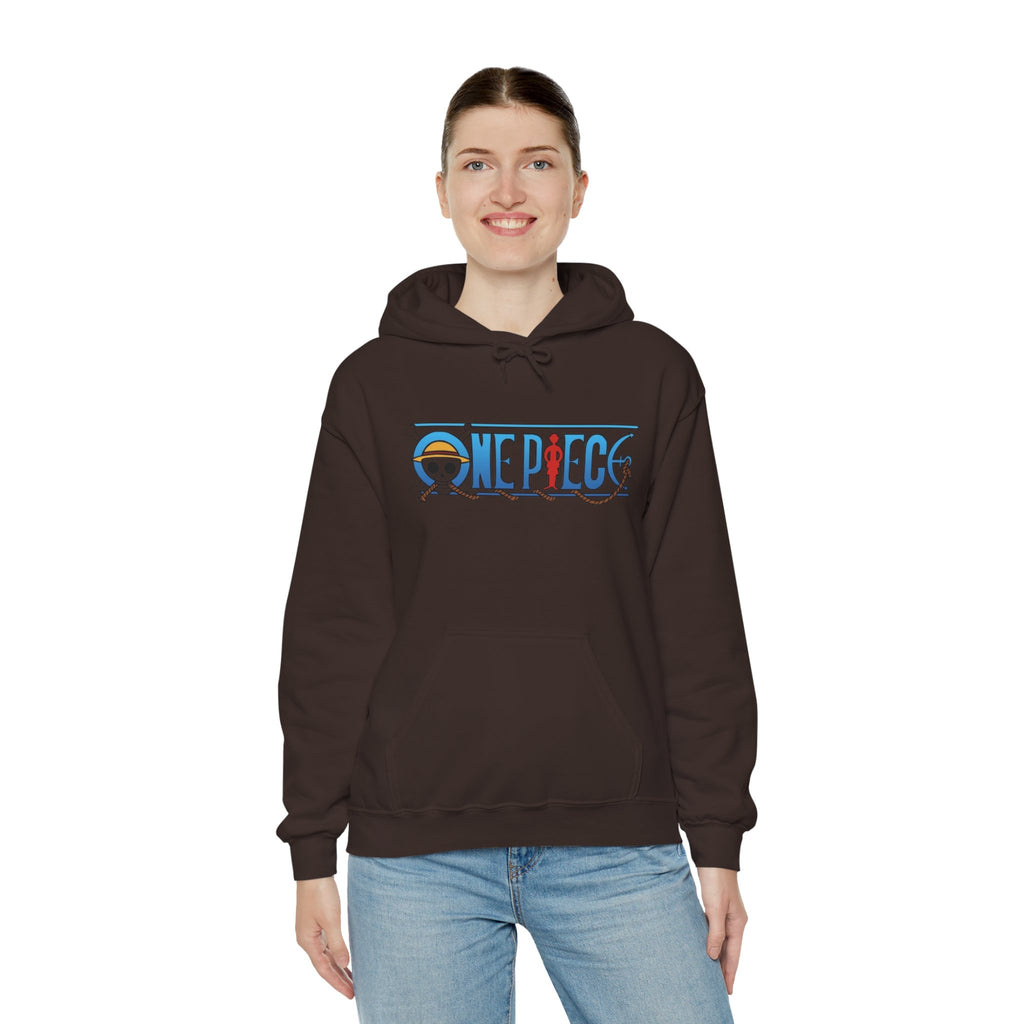 One Piece Hoodie — Luffy Crew Christmas Graphic Pullover