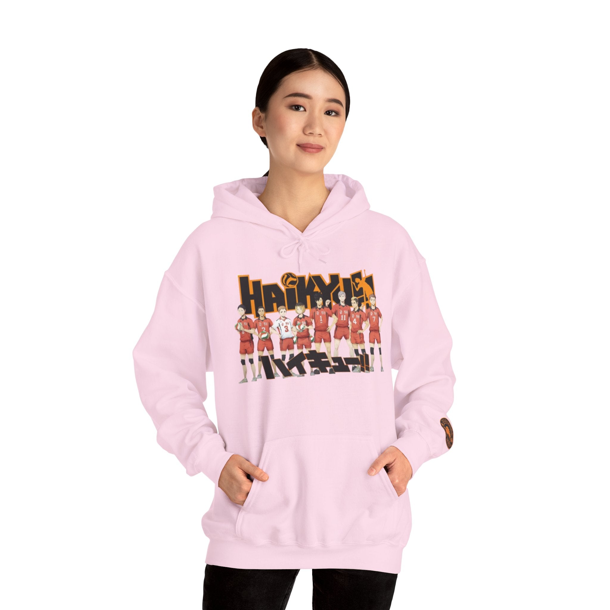 Haikyull Team Lineup Hoodie — Anime Volleyball Crew Sweatshirt