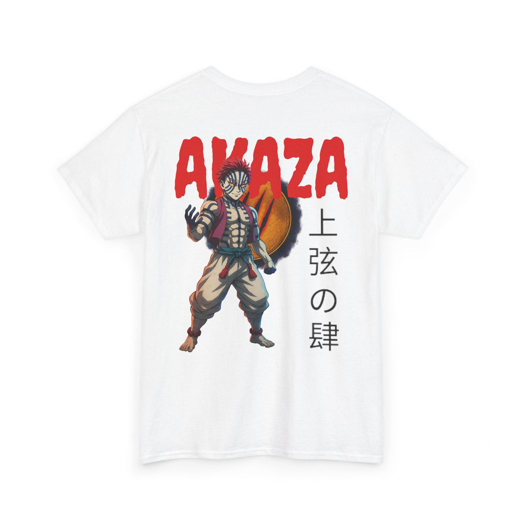 Akaza Demon Slayer Tee — Anime Graphic T‑Shirt with Kanji