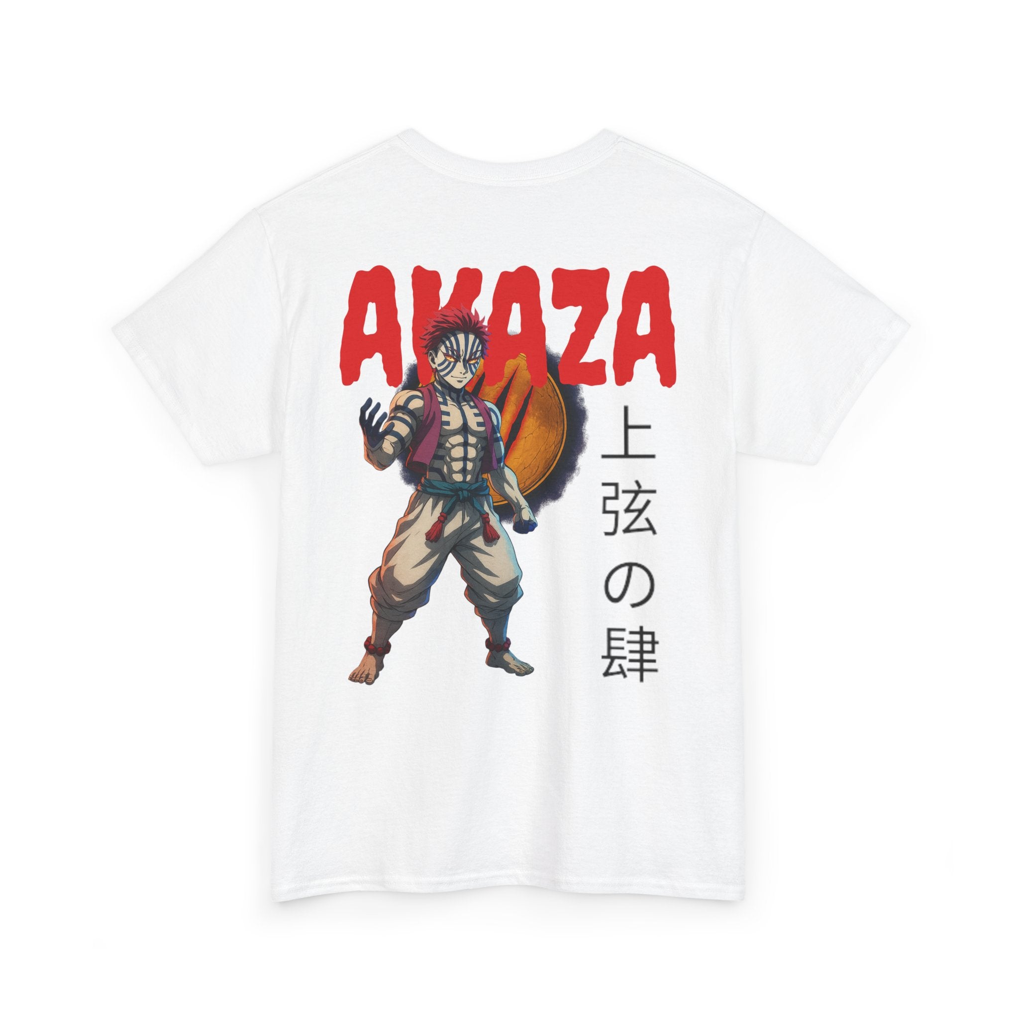 Akaza Demon Slayer Tee — Anime Graphic T‑Shirt with Kanji