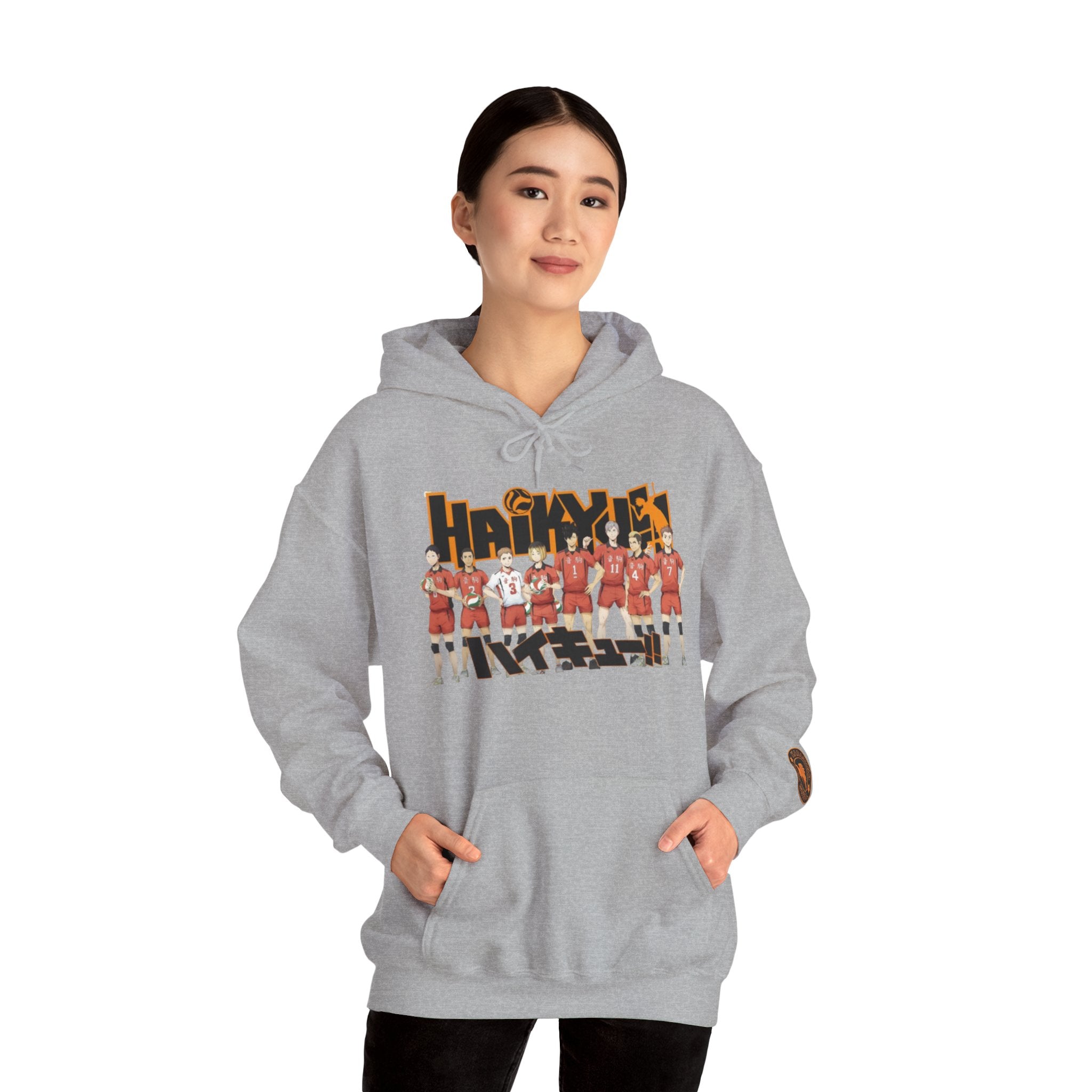 Haikyull Team Lineup Hoodie — Anime Volleyball Crew Sweatshirt