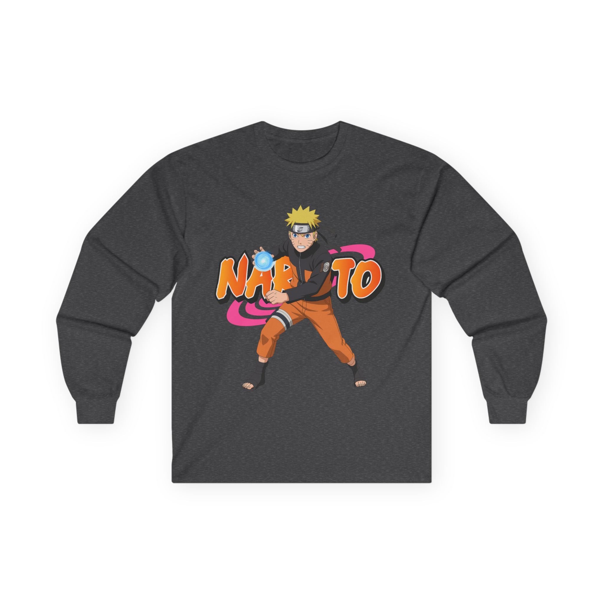 Naruto Rasengan Long Sleeve Tee — Anime Ninja Graphic Shirt