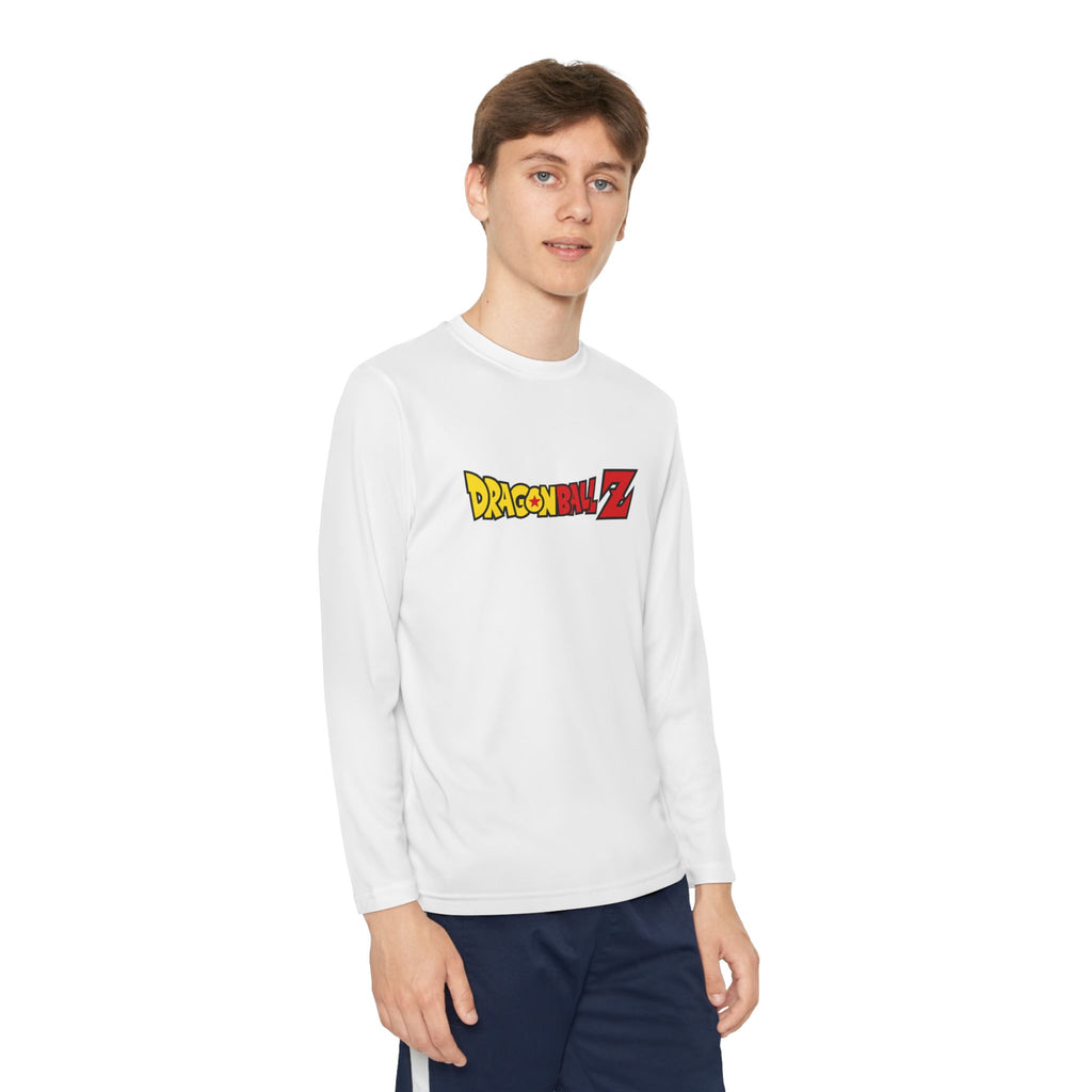 Dragon Ball Z Youth Long Sleeve Tee — Kids Anime Logo Shirt