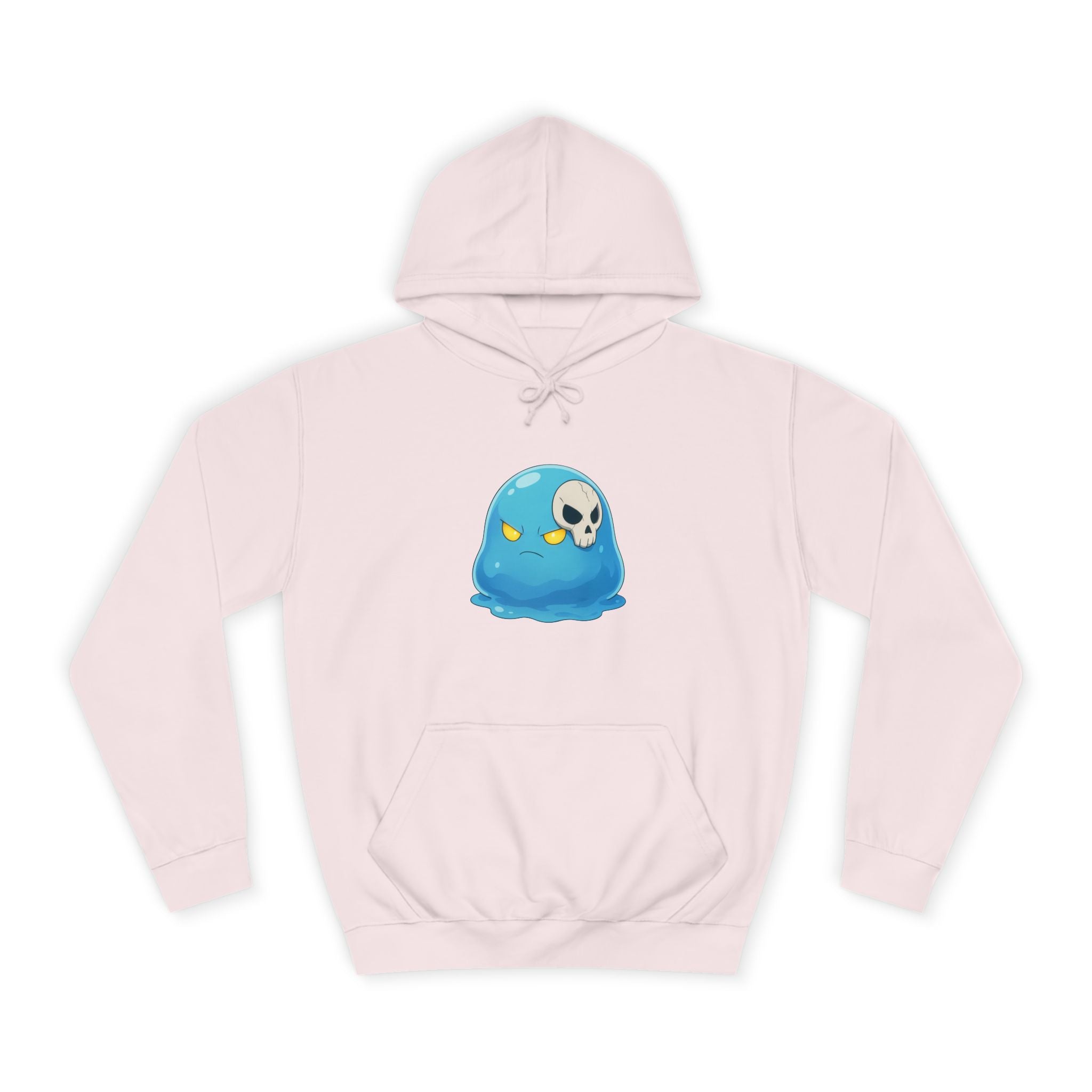 Cute Blue Slime Hoodie — 'Tempest' Gamer College Pullover