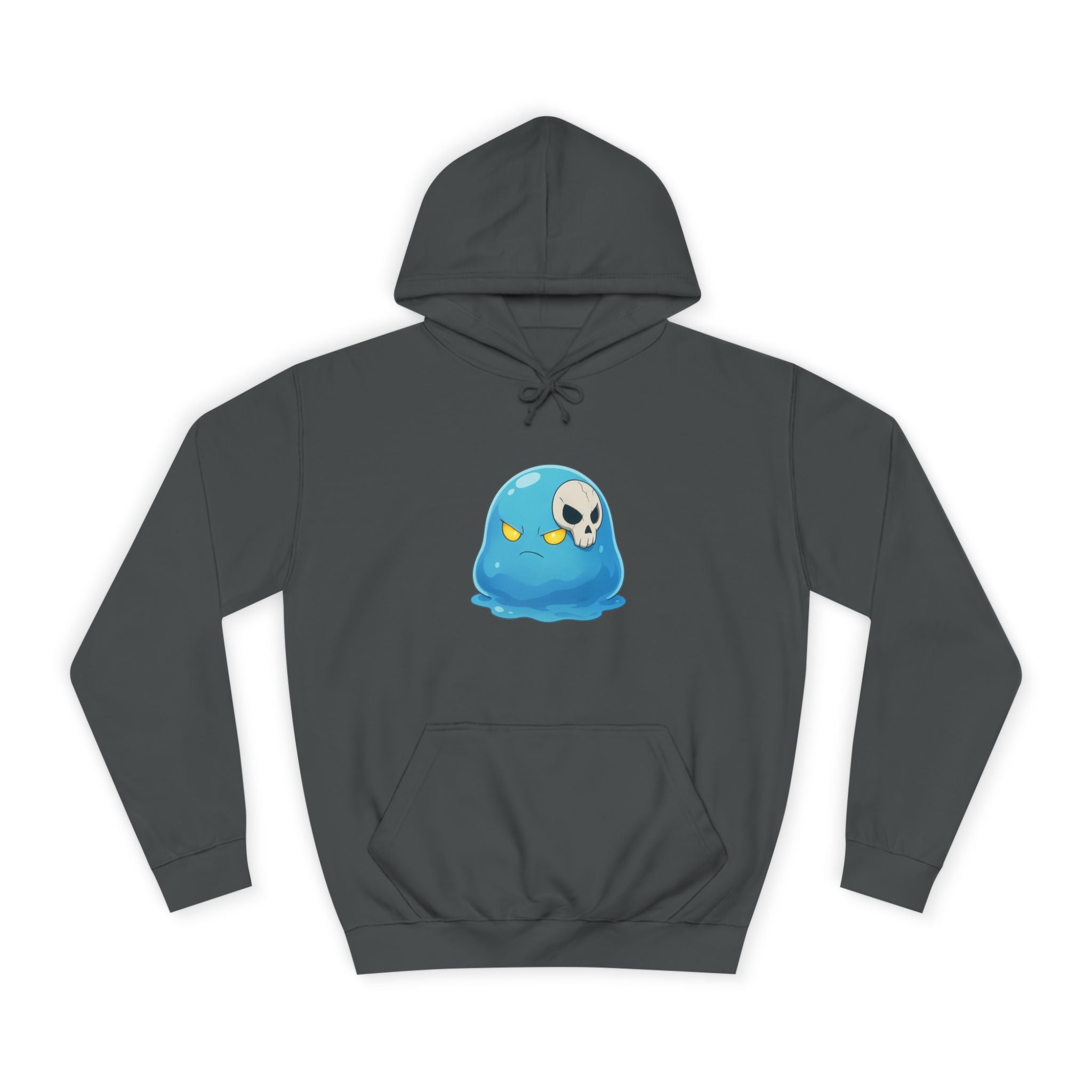Cute Blue Slime Hoodie — 'Tempest' Gamer College Pullover