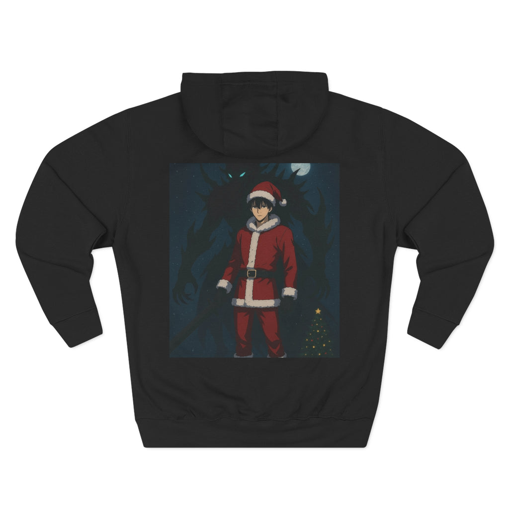 Hoodie — 'Solo Leveling' Anime Christmas Santa Back Print