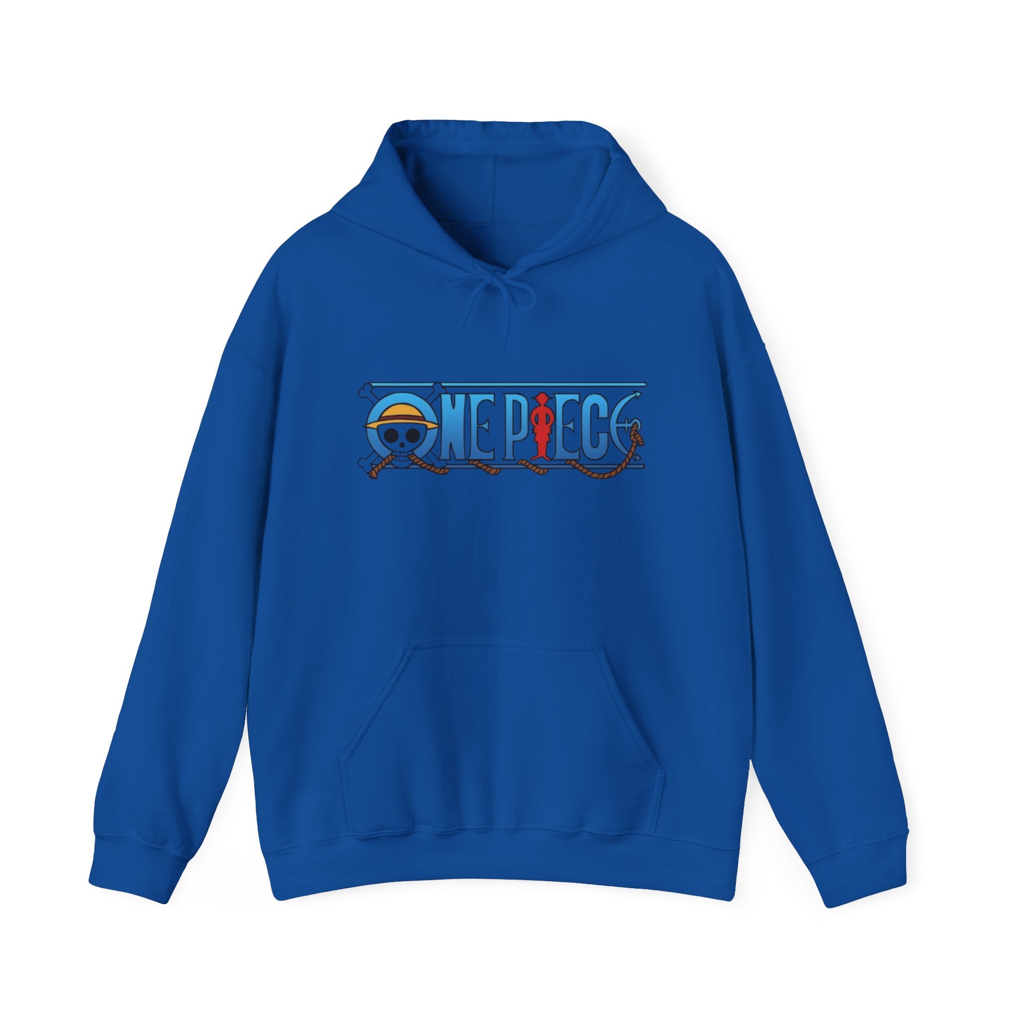 One Piece Hoodie — Luffy Crew Christmas Graphic Pullover