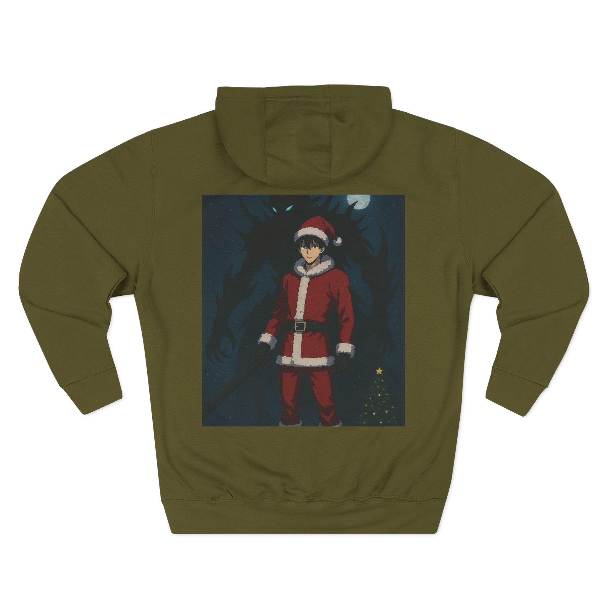 Hoodie — 'Solo Leveling' Anime Christmas Santa Back Print