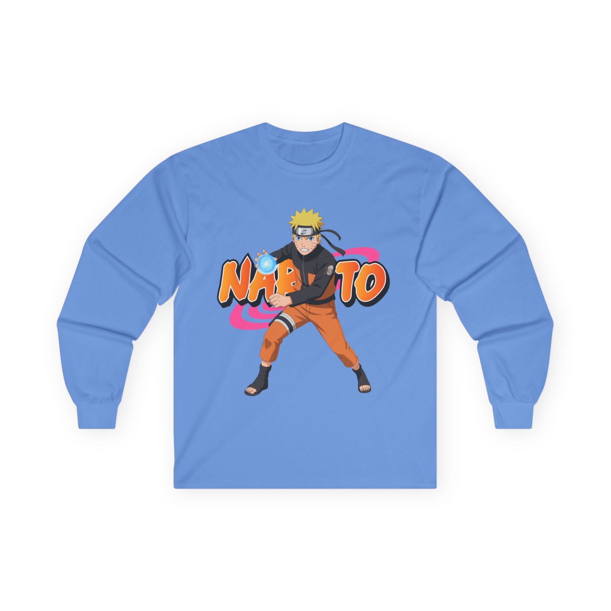 Naruto Rasengan Long Sleeve Tee — Anime Ninja Graphic Shirt