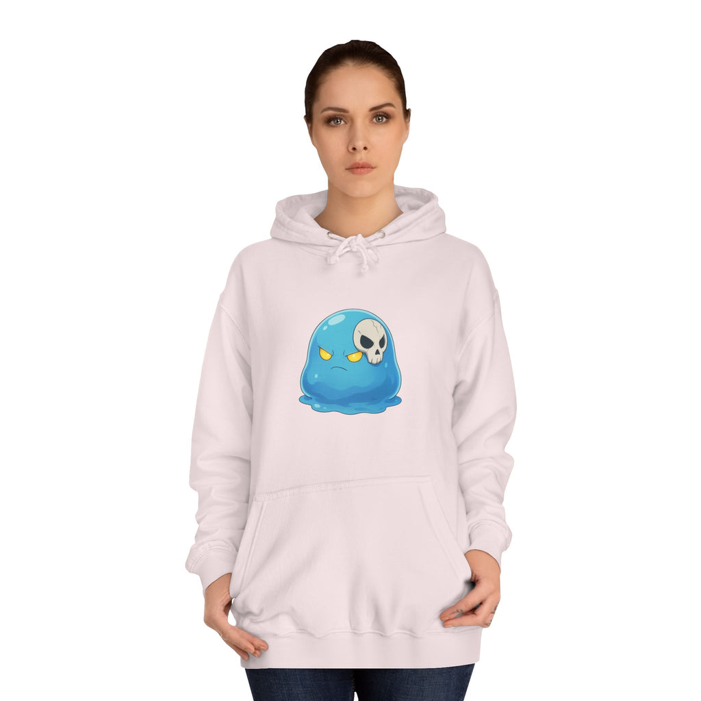 Cute Blue Slime Hoodie — 'Tempest' Gamer College Pullover