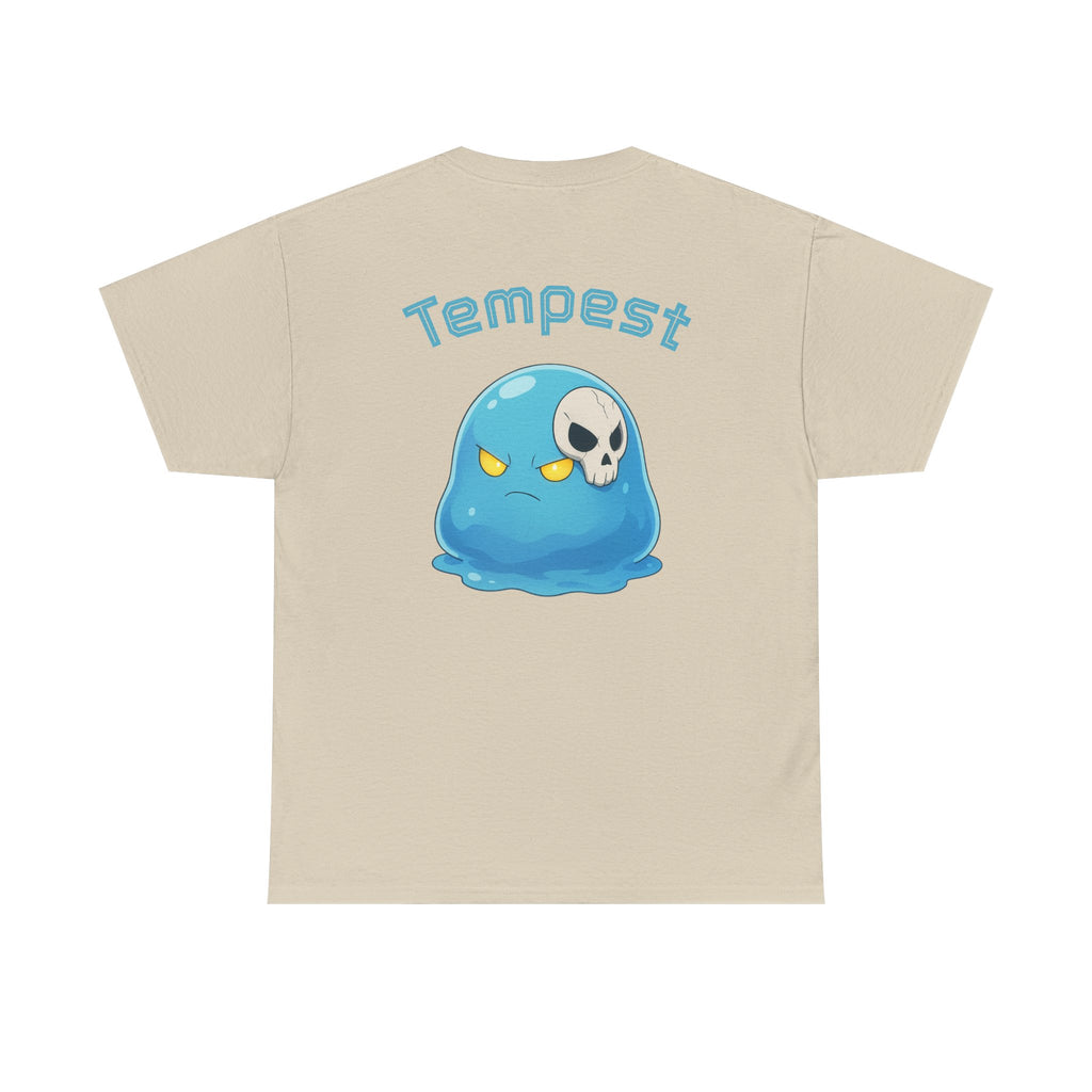 Fantasy Demon Knight T-Shirt — 'Tempest' Slime Back Graphic Tee