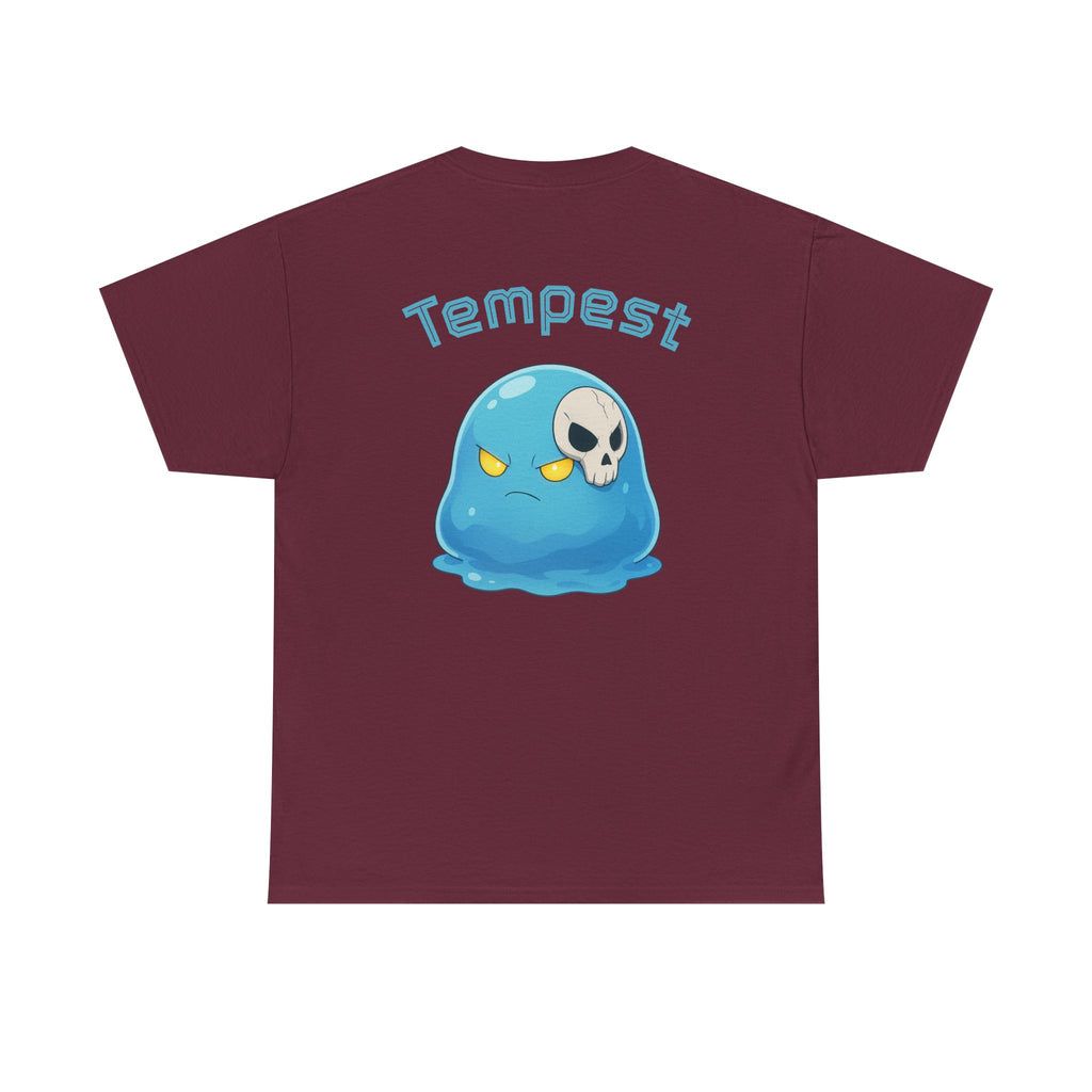 Fantasy Demon Knight T-Shirt — 'Tempest' Slime Back Graphic Tee