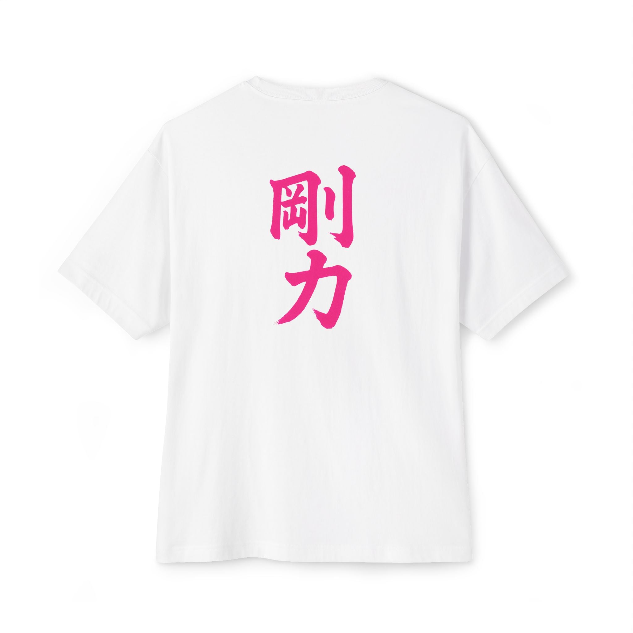 Anime-Inspired Unisex Oversized Boxy Tee with Samurai Design