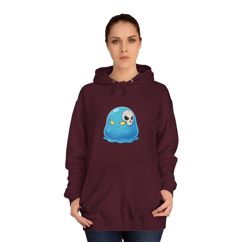Cute Blue Slime Hoodie — 'Tempest' Gamer College Pullover