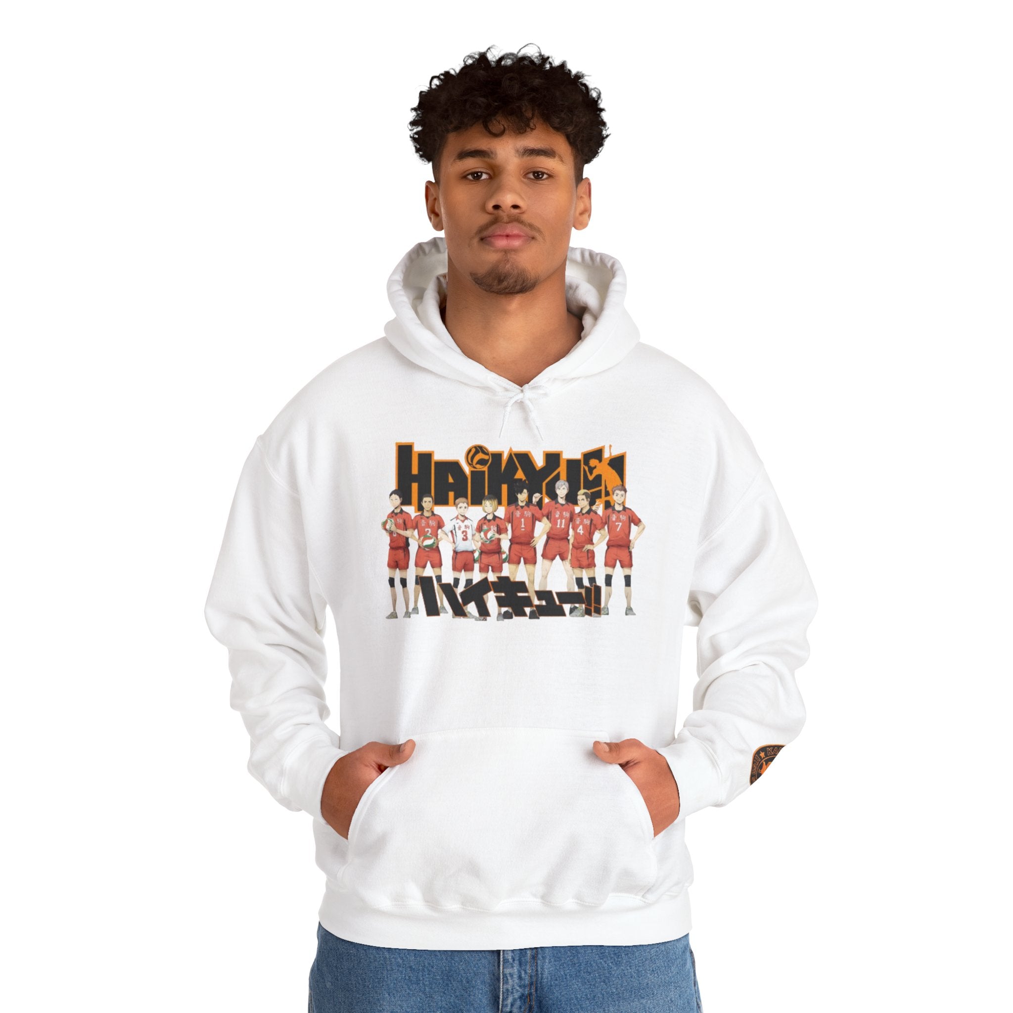 Haikyull Team Lineup Hoodie — Anime Volleyball Crew Sweatshirt