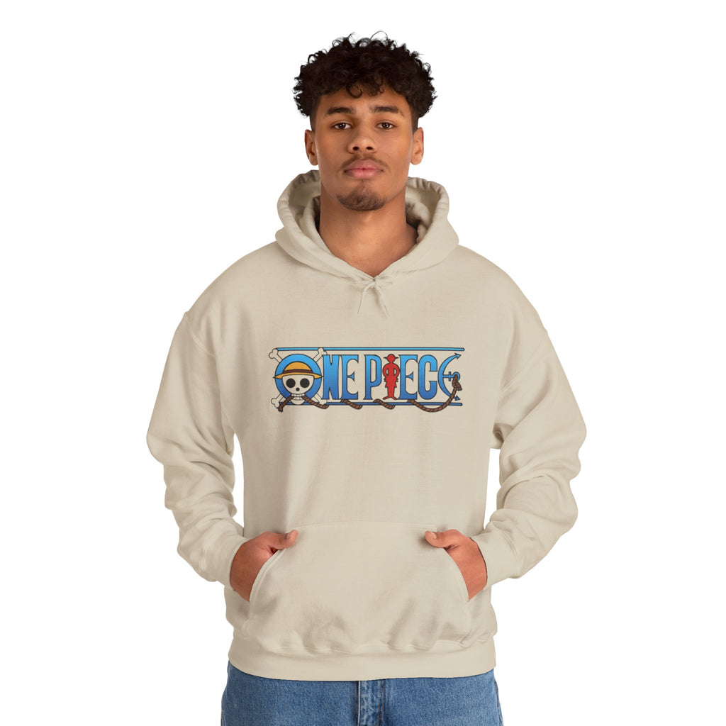 One Piece Hoodie — Luffy Crew Christmas Graphic Pullover