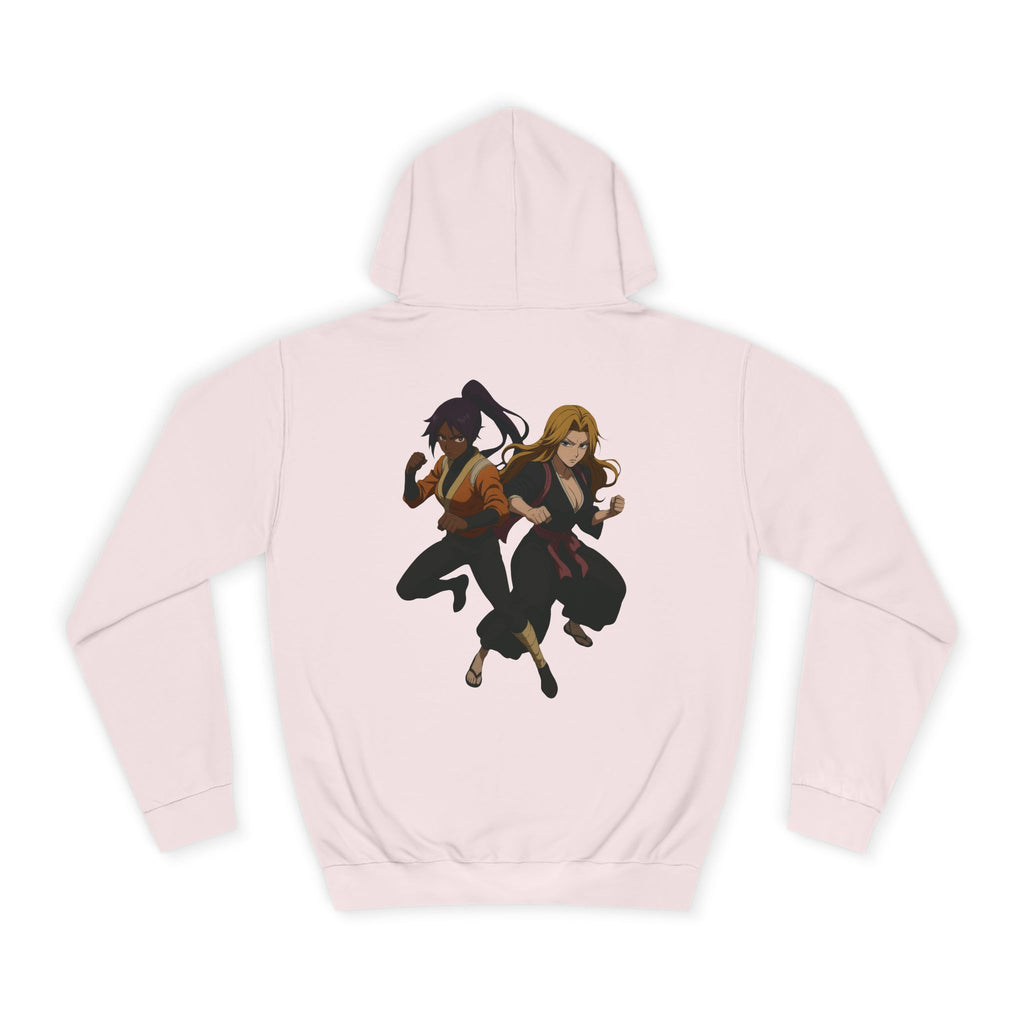 Bleach Anime Hoodie — Stylish College Flame Logo & Character Backprint