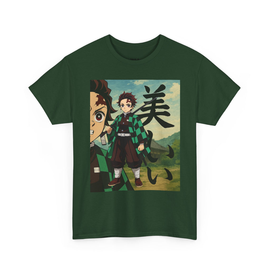 Demon Slayer Tanjiro Anime T-Shirt — Water Breathing Graphic Tee