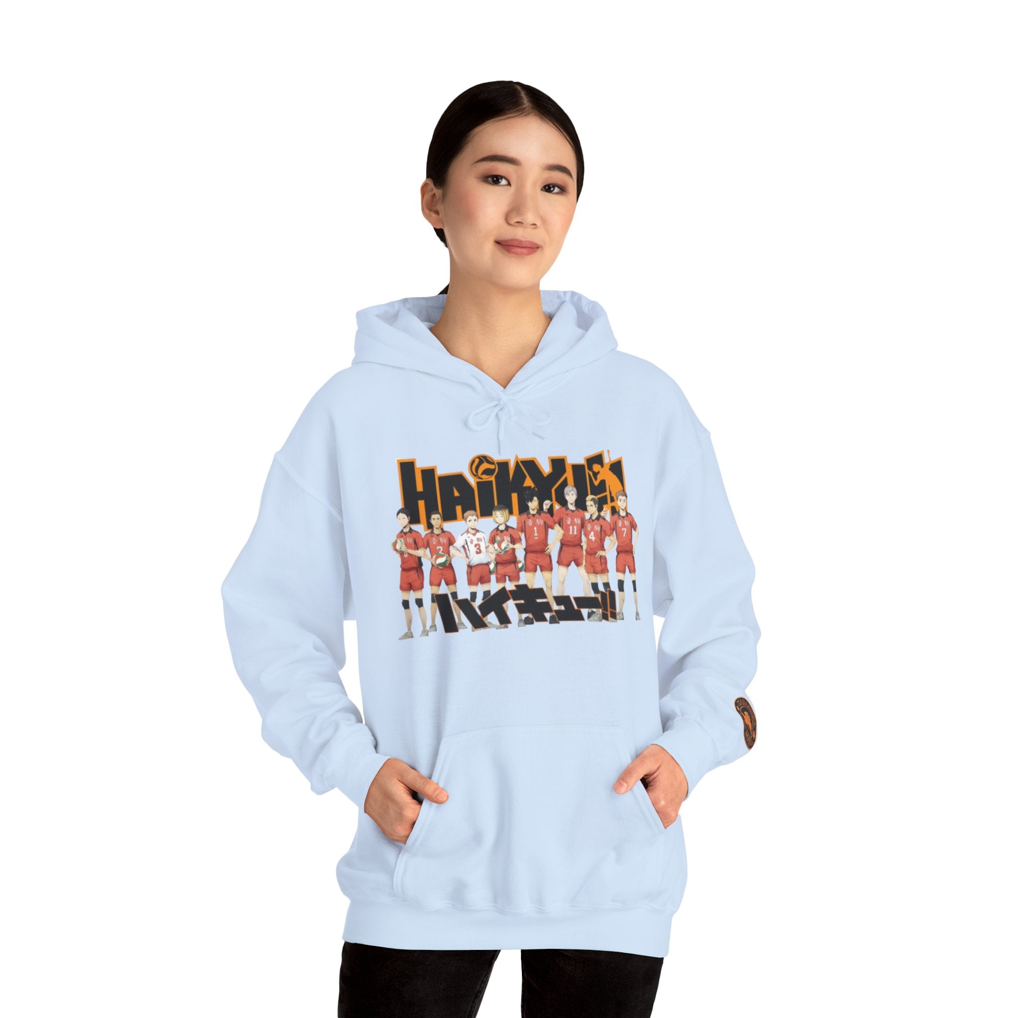 Haikyull Team Lineup Hoodie — Anime Volleyball Crew Sweatshirt