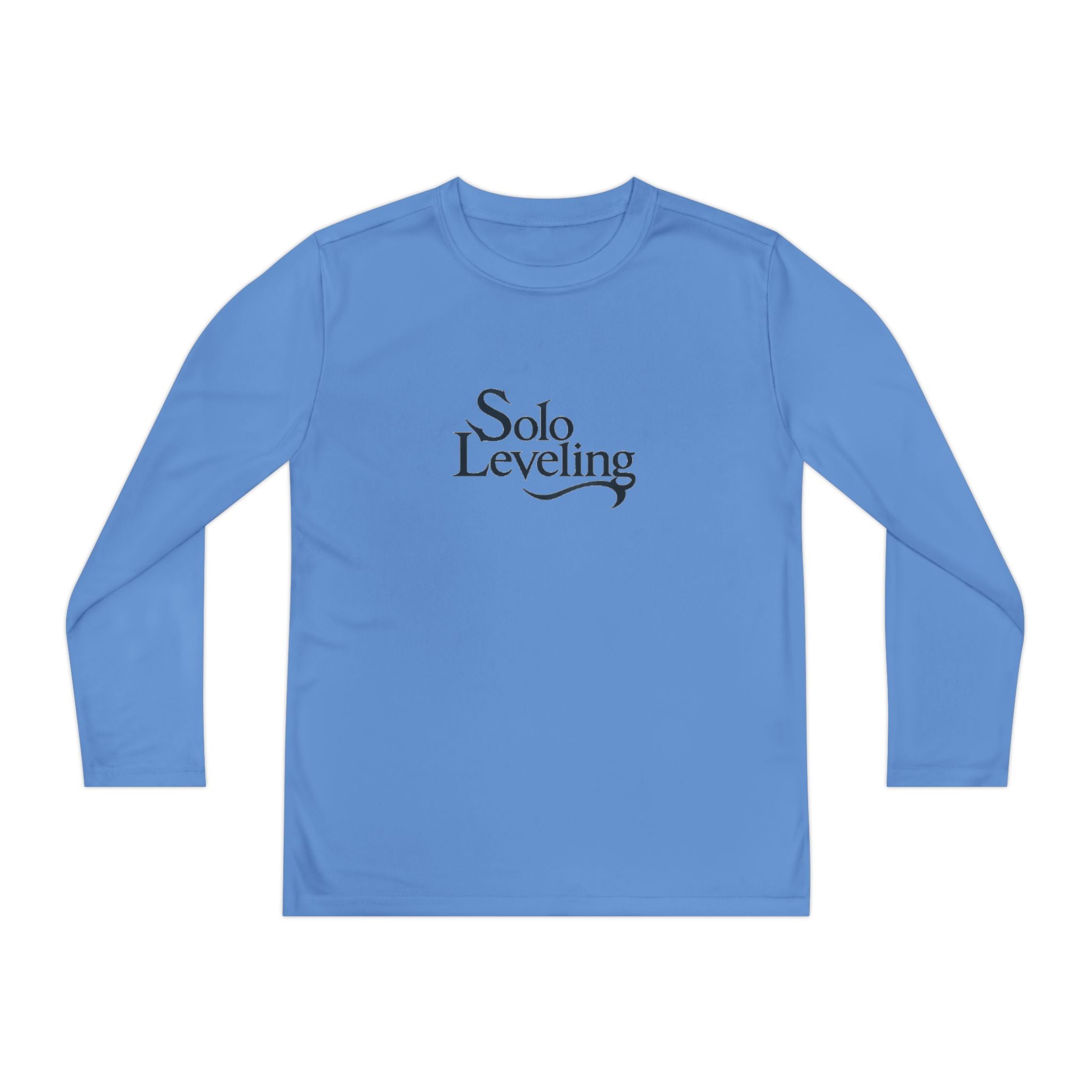 Youth Long Sleeve Tee — 'Solo Leveling' Minimal Logo Shirt