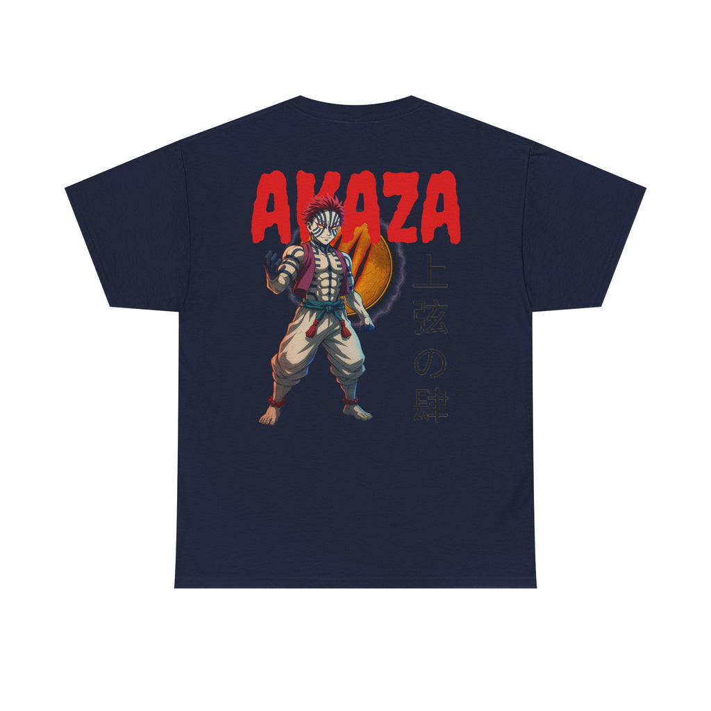 Akaza Demon Slayer Tee — Anime Graphic T‑Shirt with Kanji