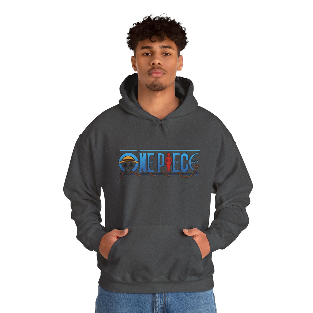 One Piece Hoodie — Luffy Crew Christmas Graphic Pullover