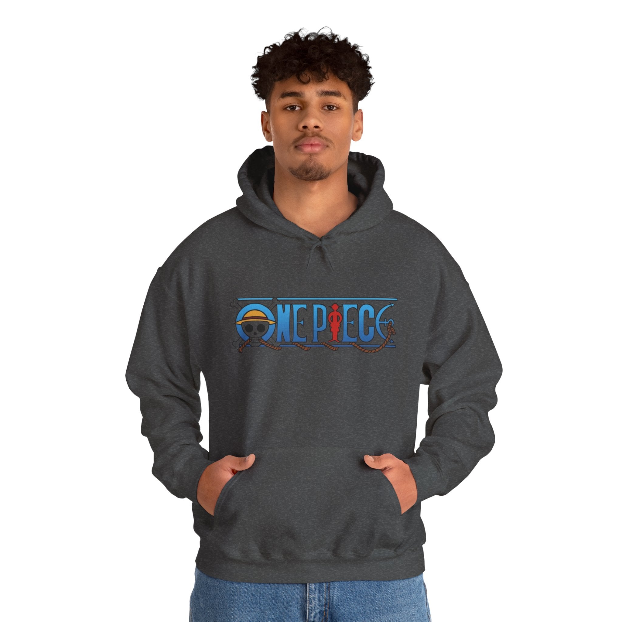 One Piece Hoodie — Luffy Crew Christmas Graphic Pullover